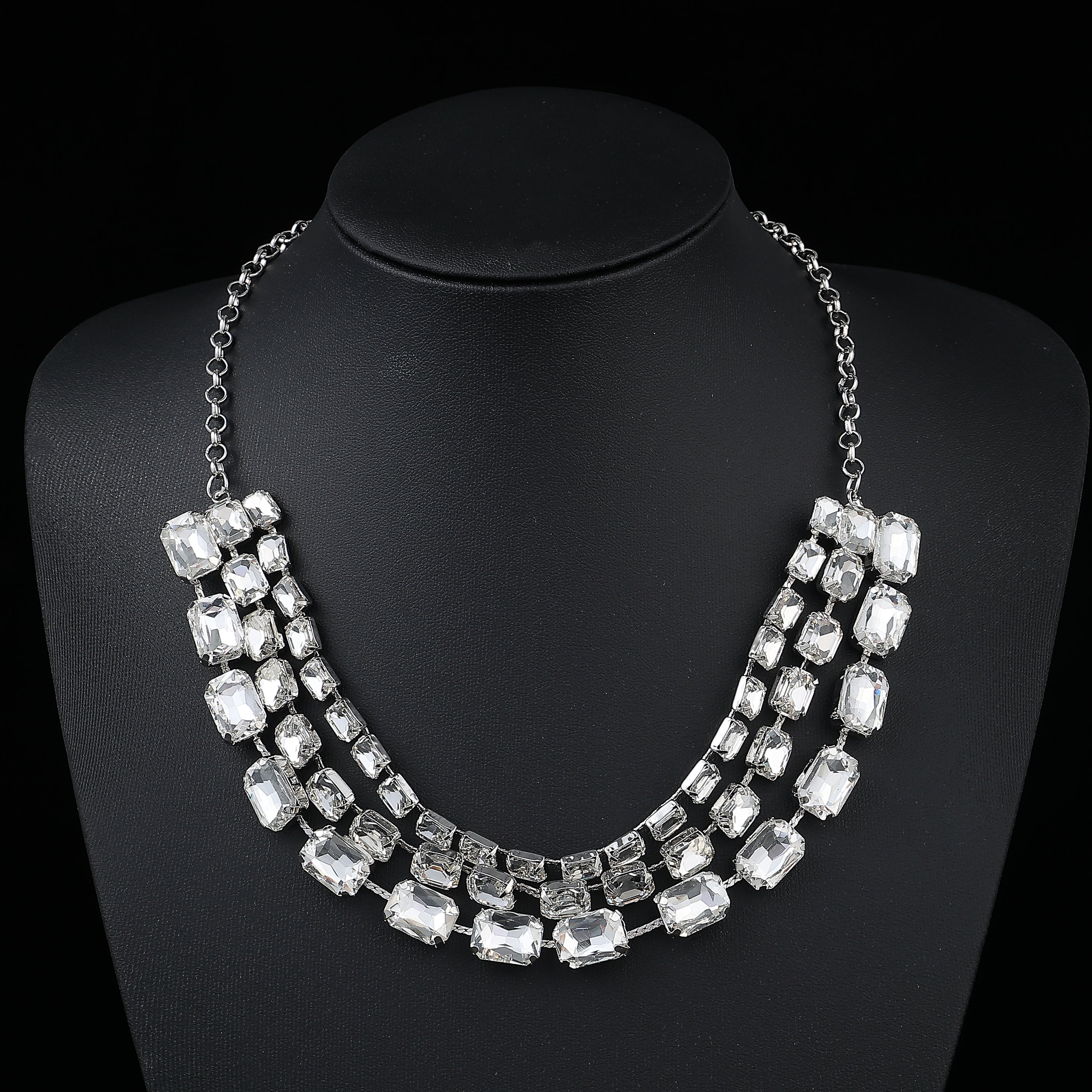 15" CHOQUER 3 LINEAS CRISTAL XG A XXG RECTANGULAR PLATA