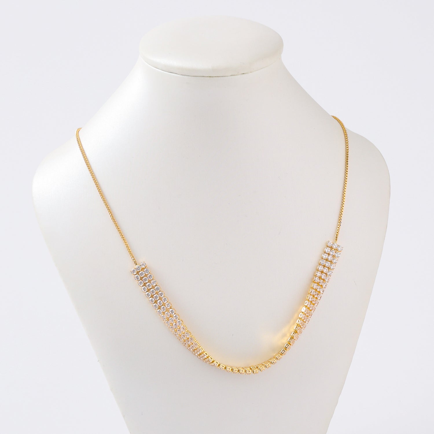 CHOQUER / CAD BOX / 3 LINEA CRISTAL / BROCHE BOLA DESLIZANTE
