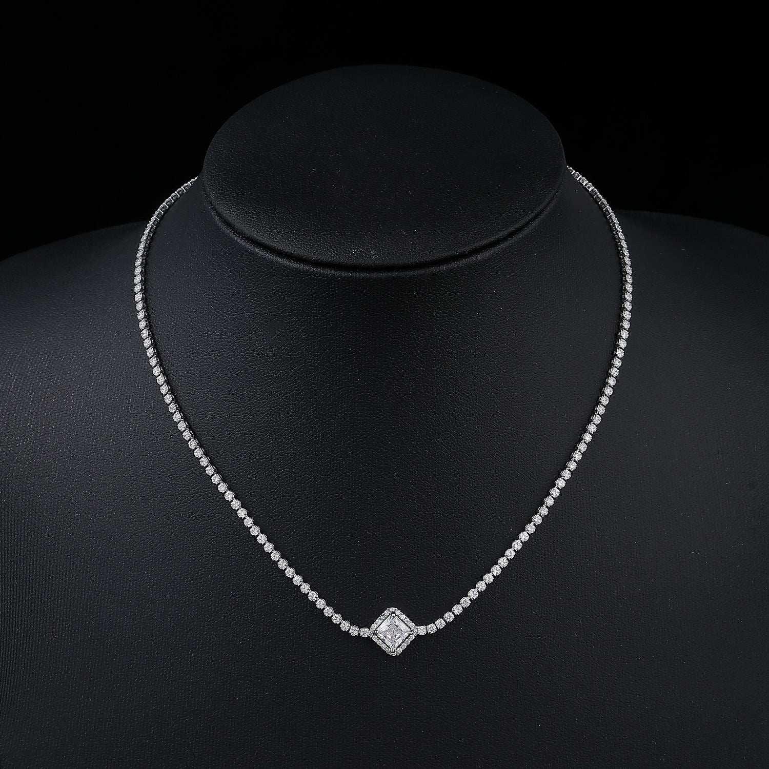 15" CHOQUER CRISTAL / CENTRO ROMBO CRISTAL PLATA