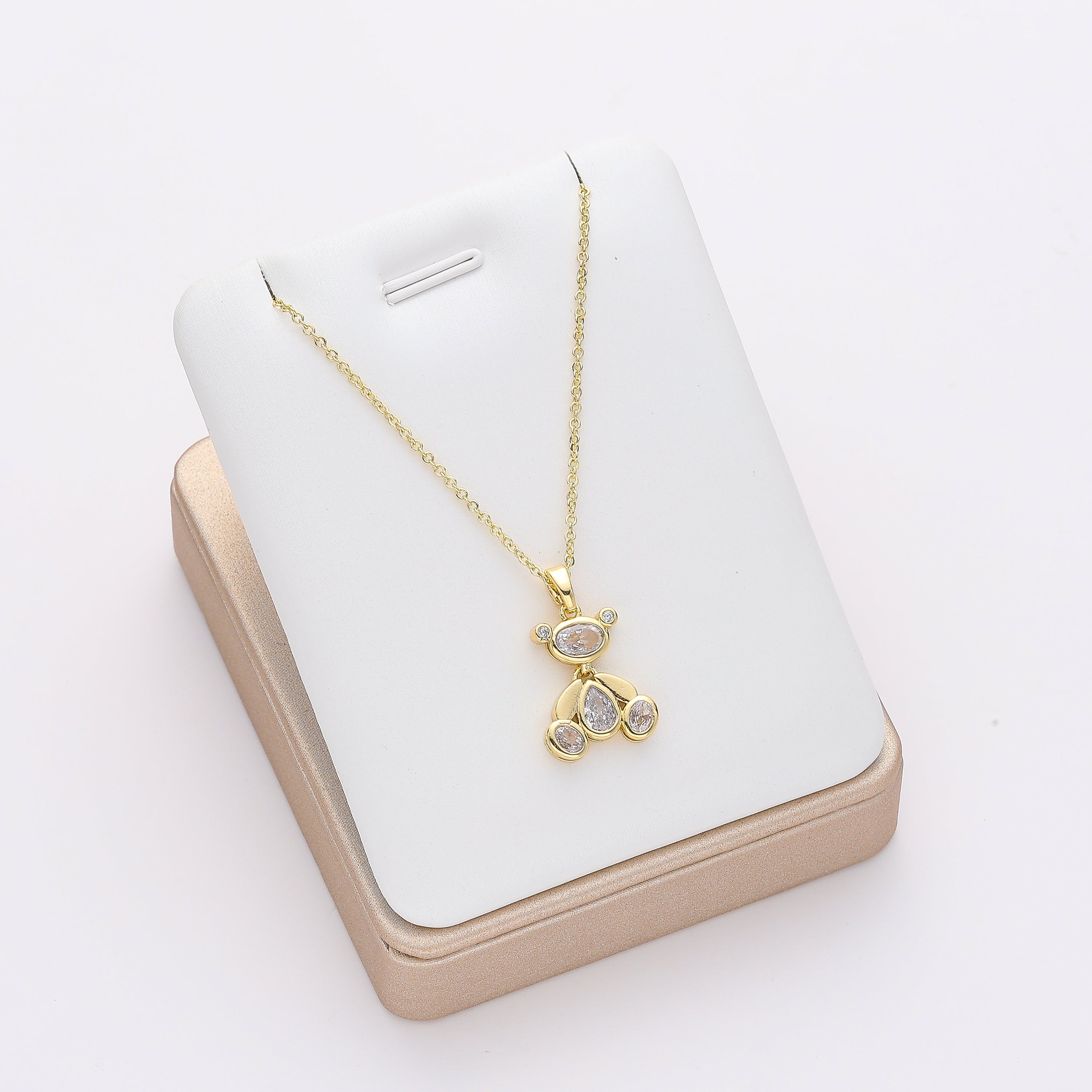 16" CAD DEL DIJE OSITO CRISTAL MEDIANO