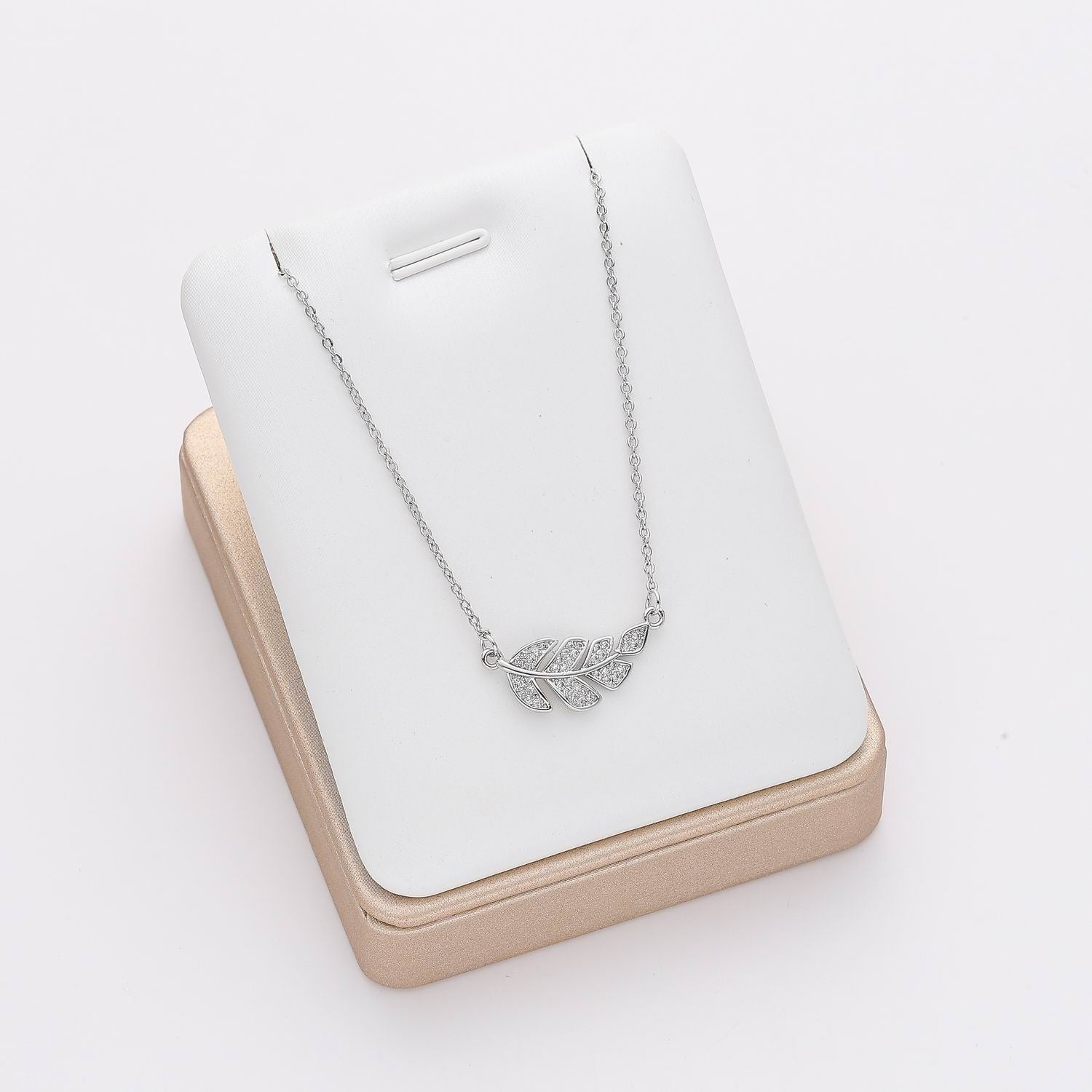 16" CAD DEL DIJE HOJA OTOñO CRISTAL