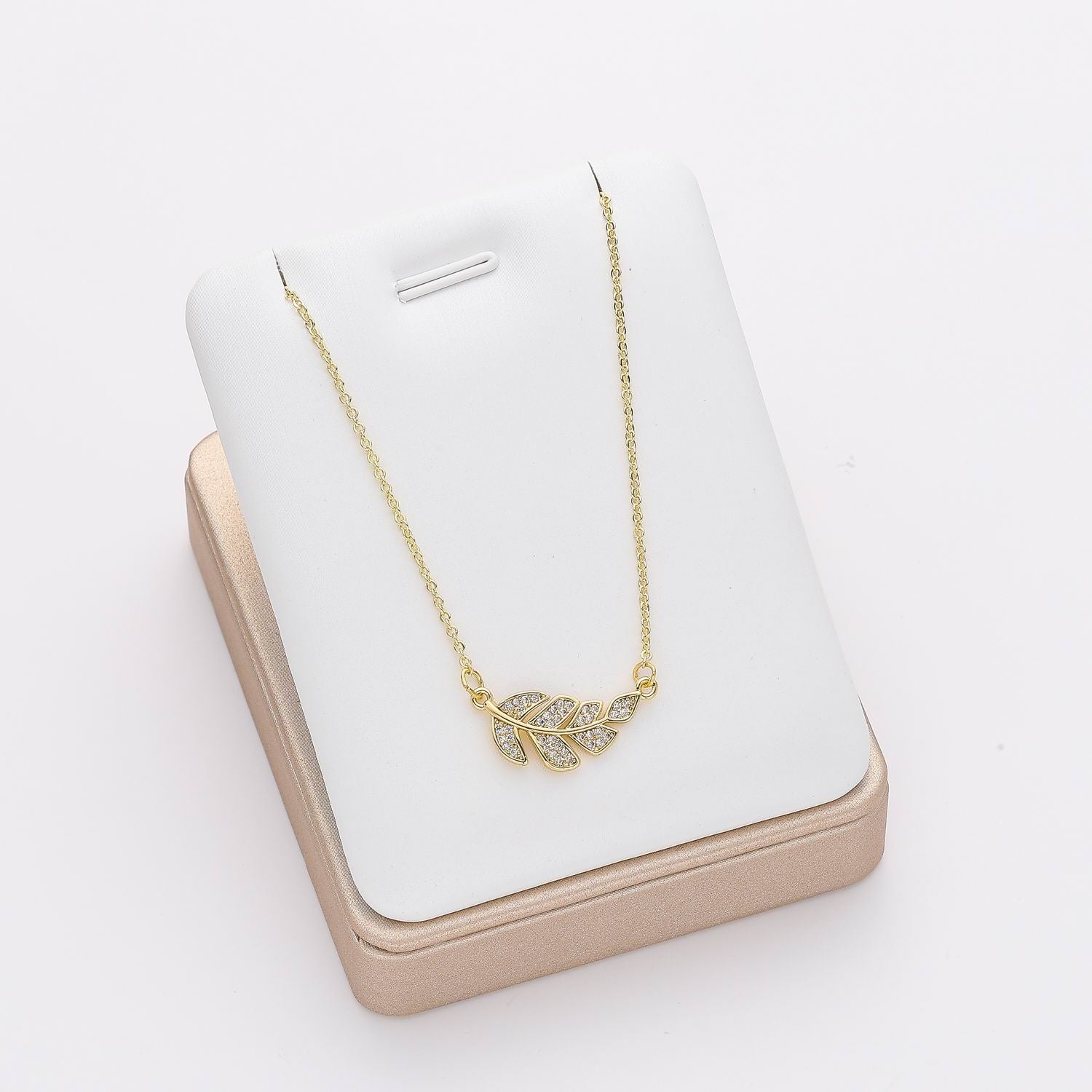 16" CAD DEL DIJE HOJA OTOñO CRISTAL