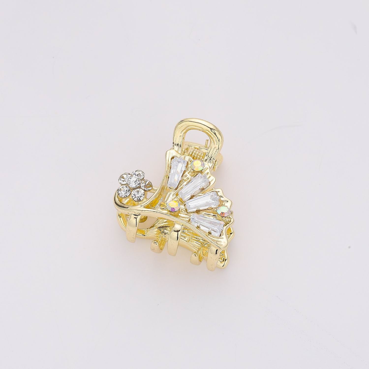 PINZA MINI METAL/ CUERNO ABUNDANCIA BAGGETTES / DORADO