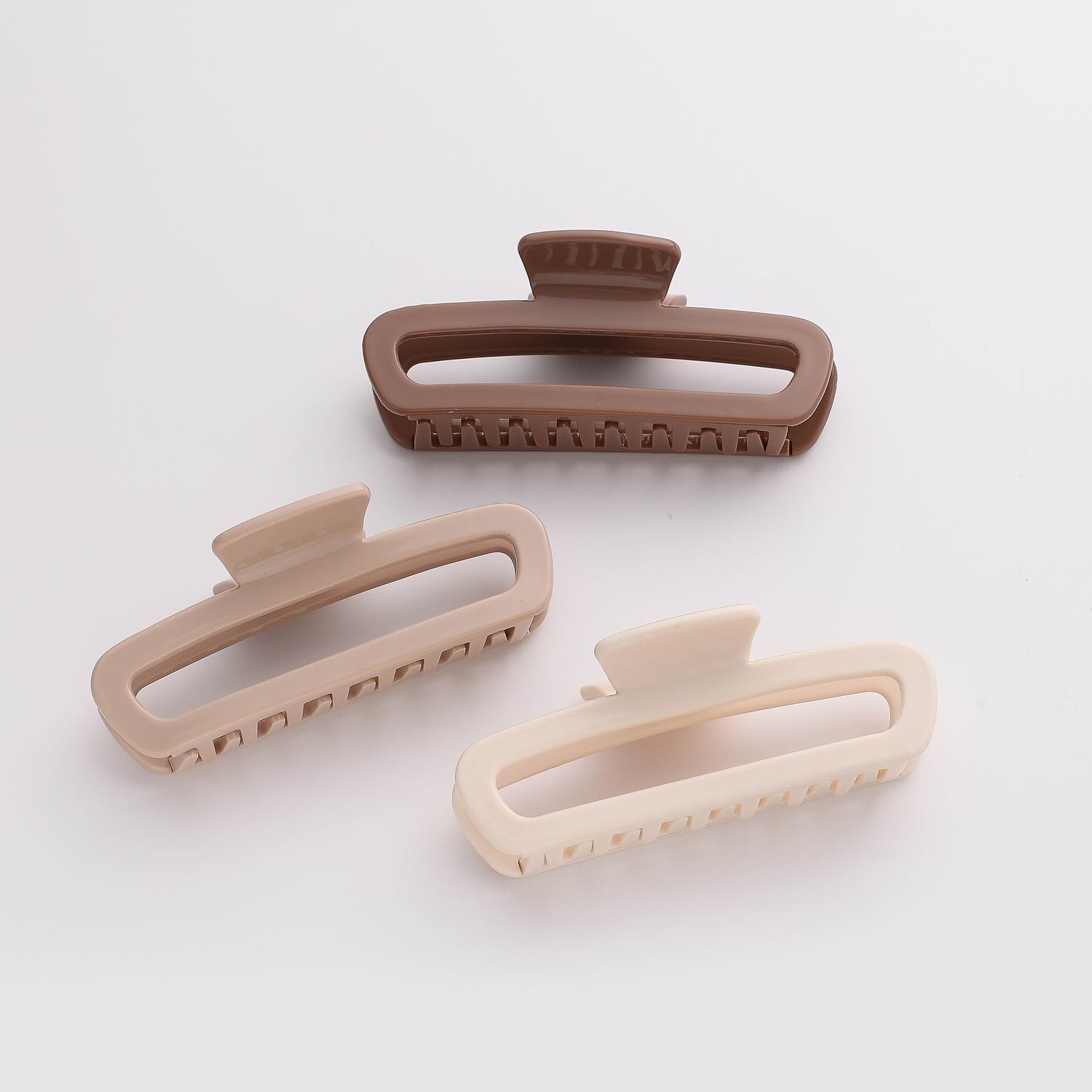 PINZA GRANDE RECTANGULAR ACRILICO COLORES INVIERNO