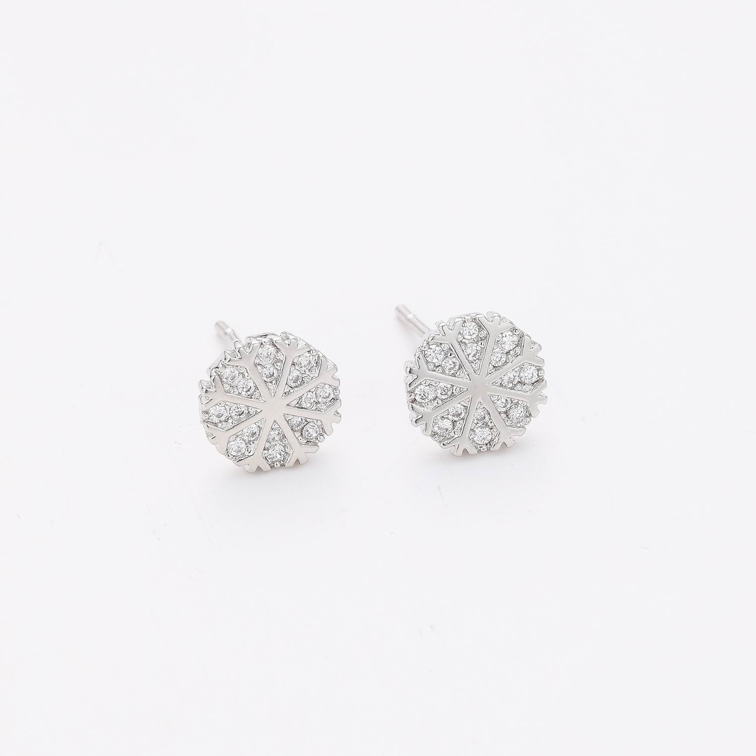 BROQUEL COPO DE NIEVE CRISTAL DENTRO PLATA