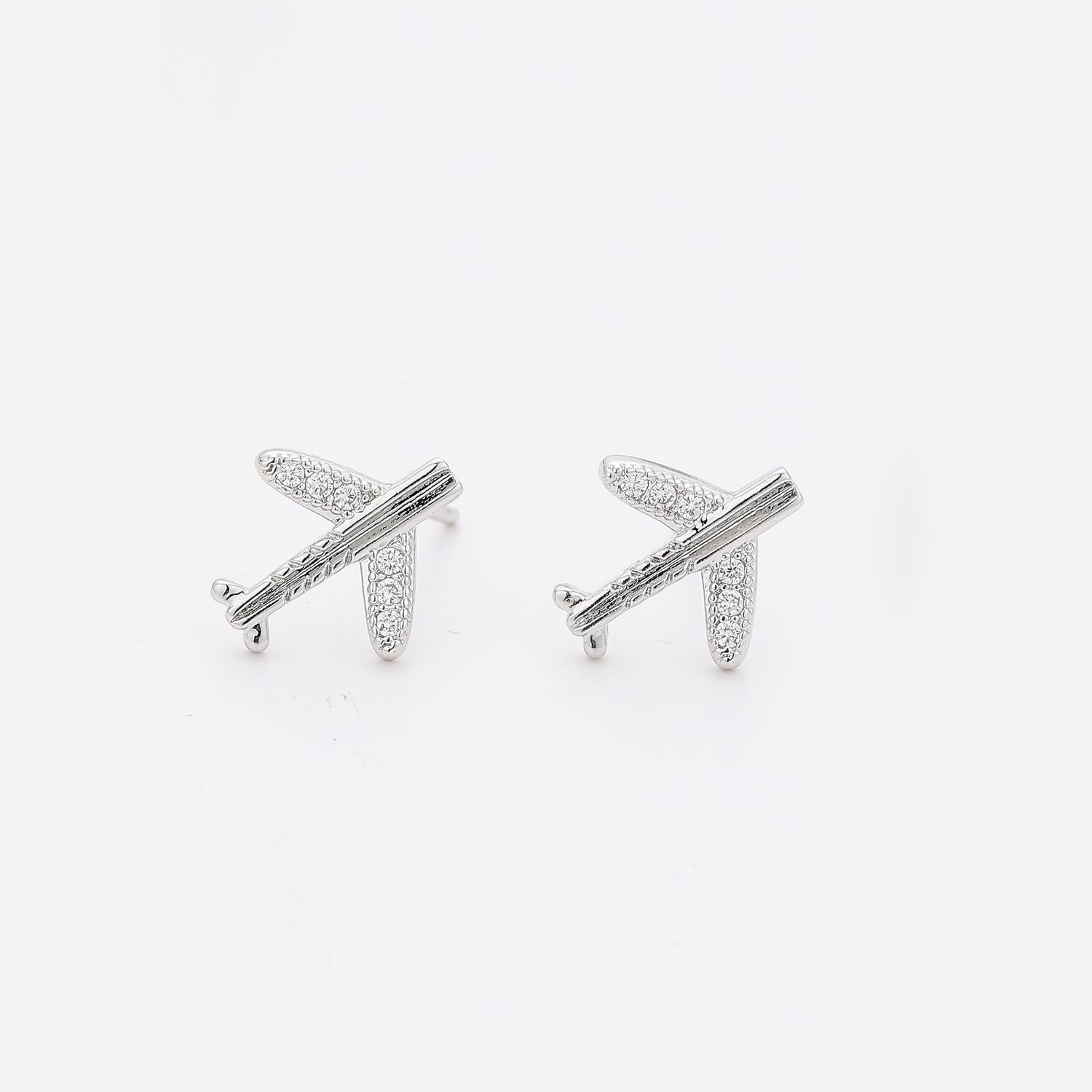 BROQUEL AVION CRISTAL PLATA