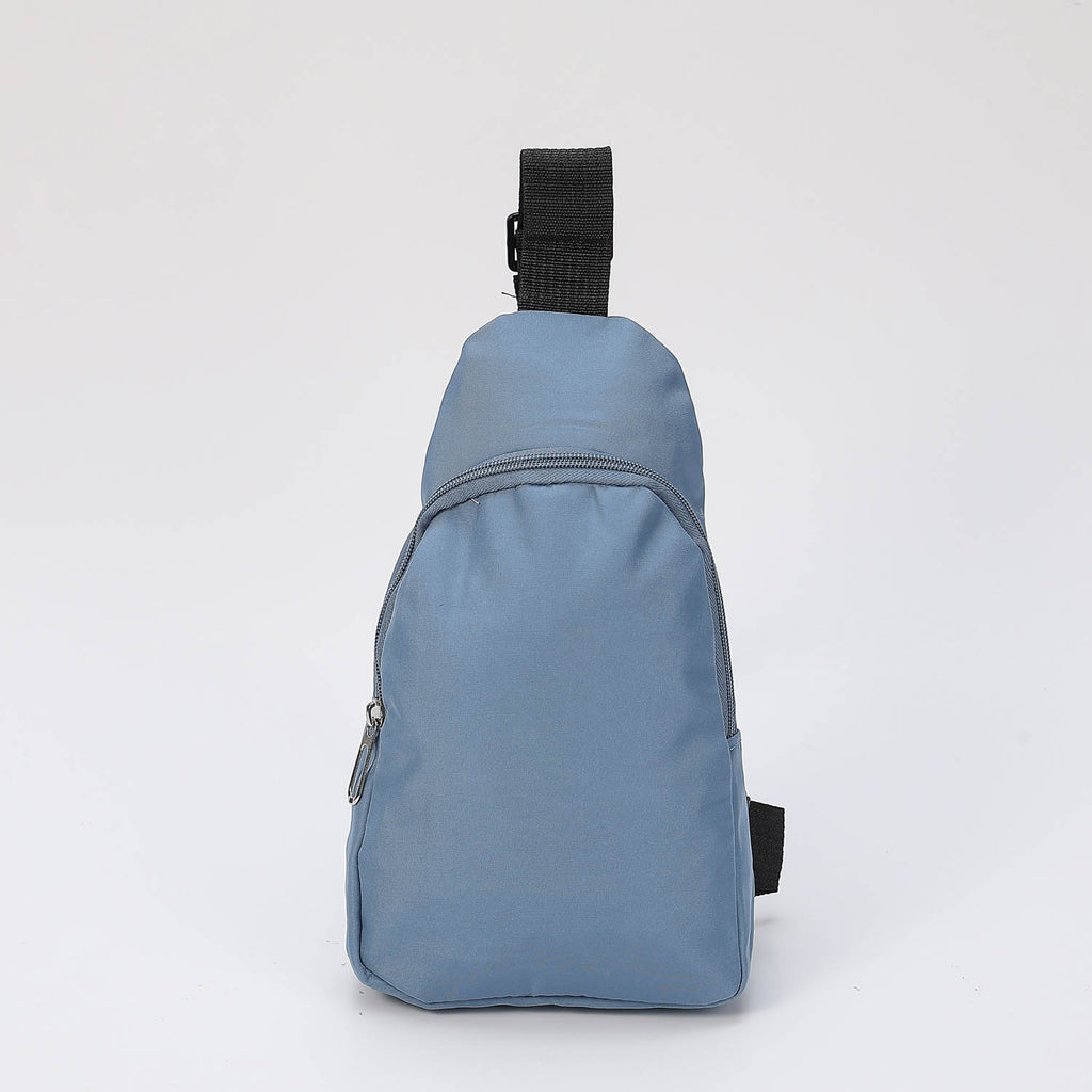 BACK PACK /GRANDE LONA SENCILLA CIERRE DIAGONAL NEGRA / RI¤ONERA
