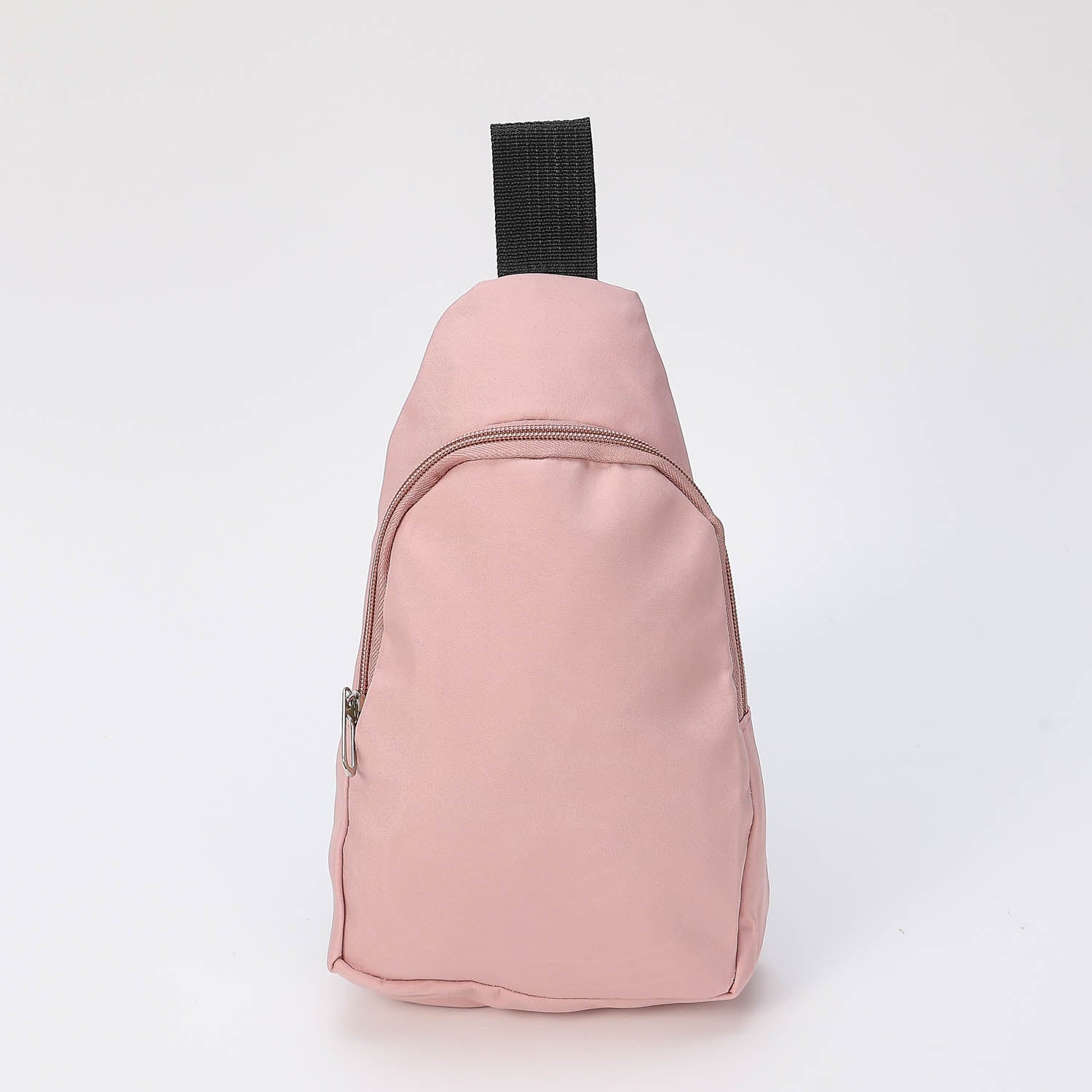BACK PACK /GRANDE LONA SENCILLA CIERRE DIAGONAL NEGRA / RI¤ONERA