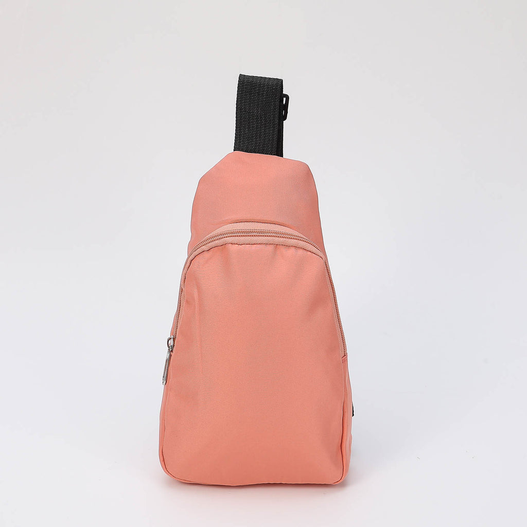 BACK PACK /GRANDE LONA SENCILLA CIERRE DIAGONAL NEGRA / RI¤ONERA