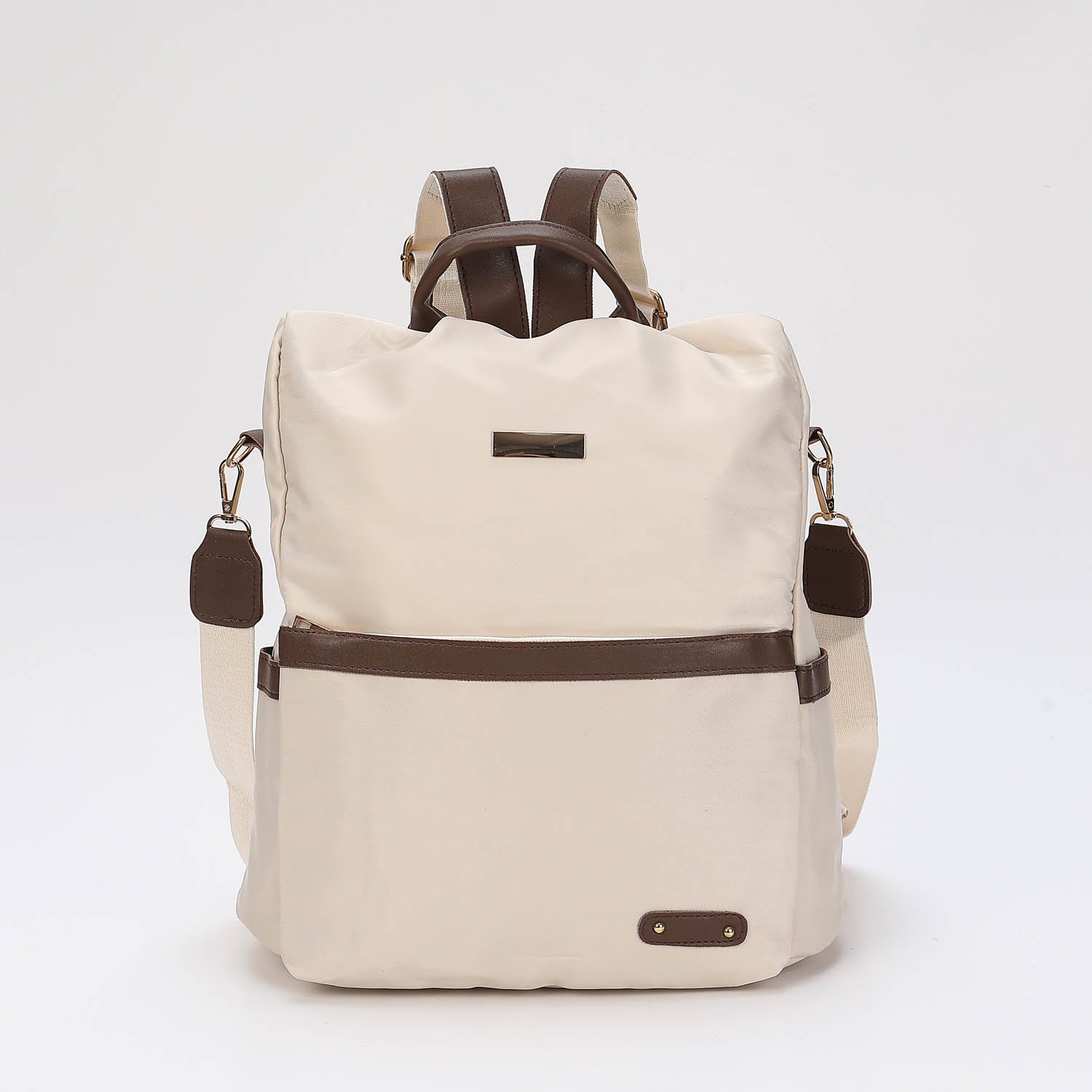 BACK PACK /MEDIANA LONA RECTANGULAR / ASA PARA BANDOLERA/ CIERRE INTER