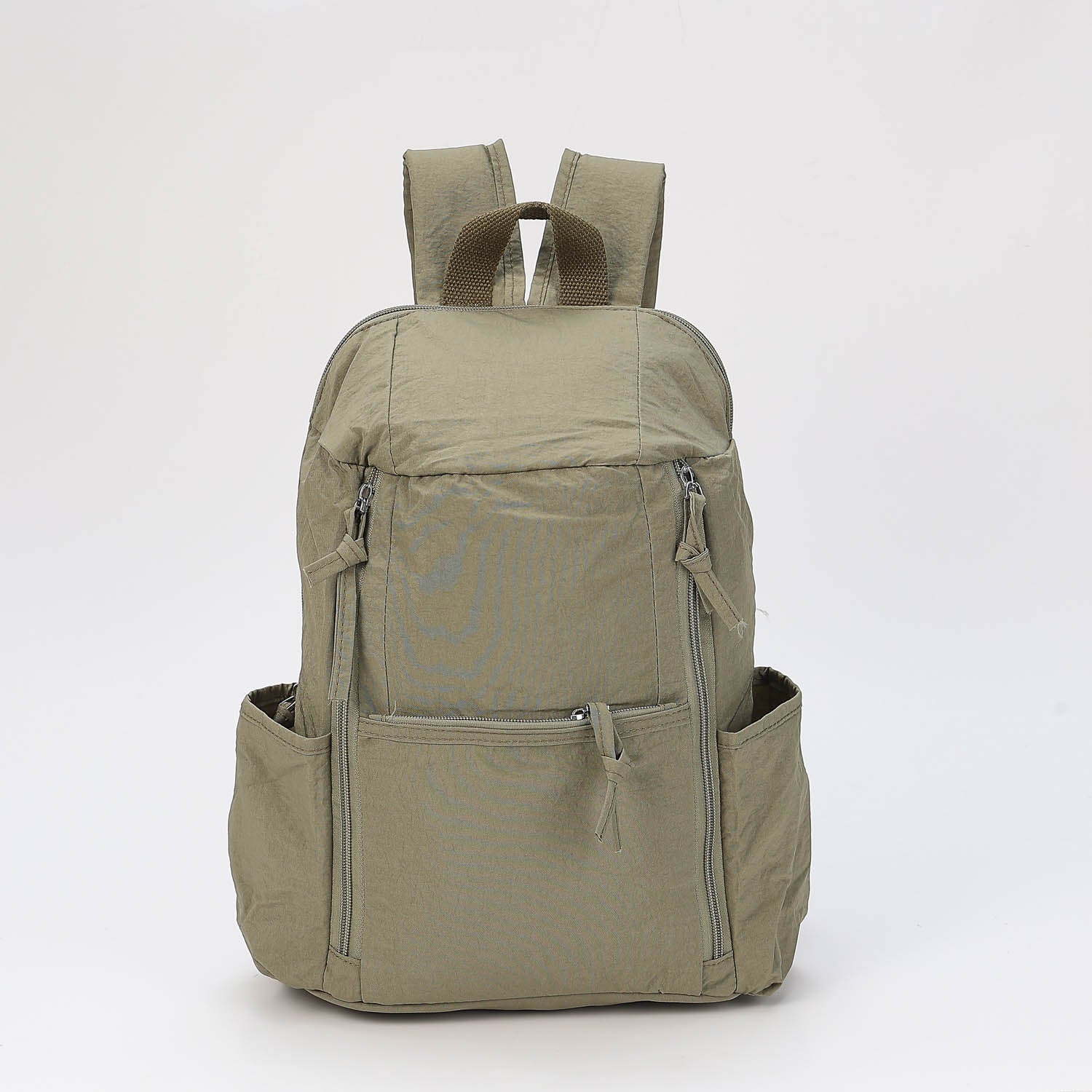 BACK PACK /GRANDE LONA CORRUGADA / CIERRES LATERALES