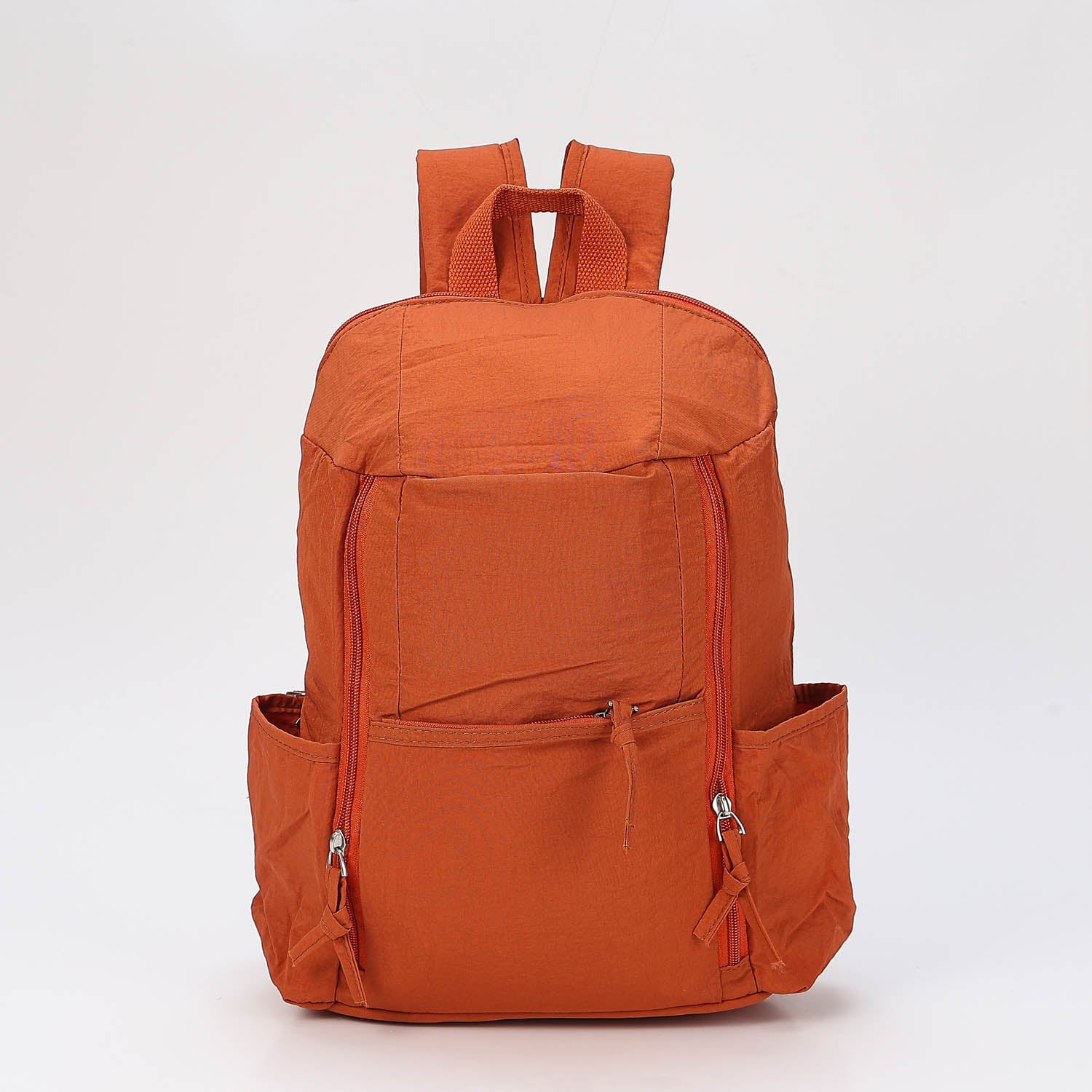 BACK PACK /GRANDE LONA CORRUGADA / CIERRES LATERALES