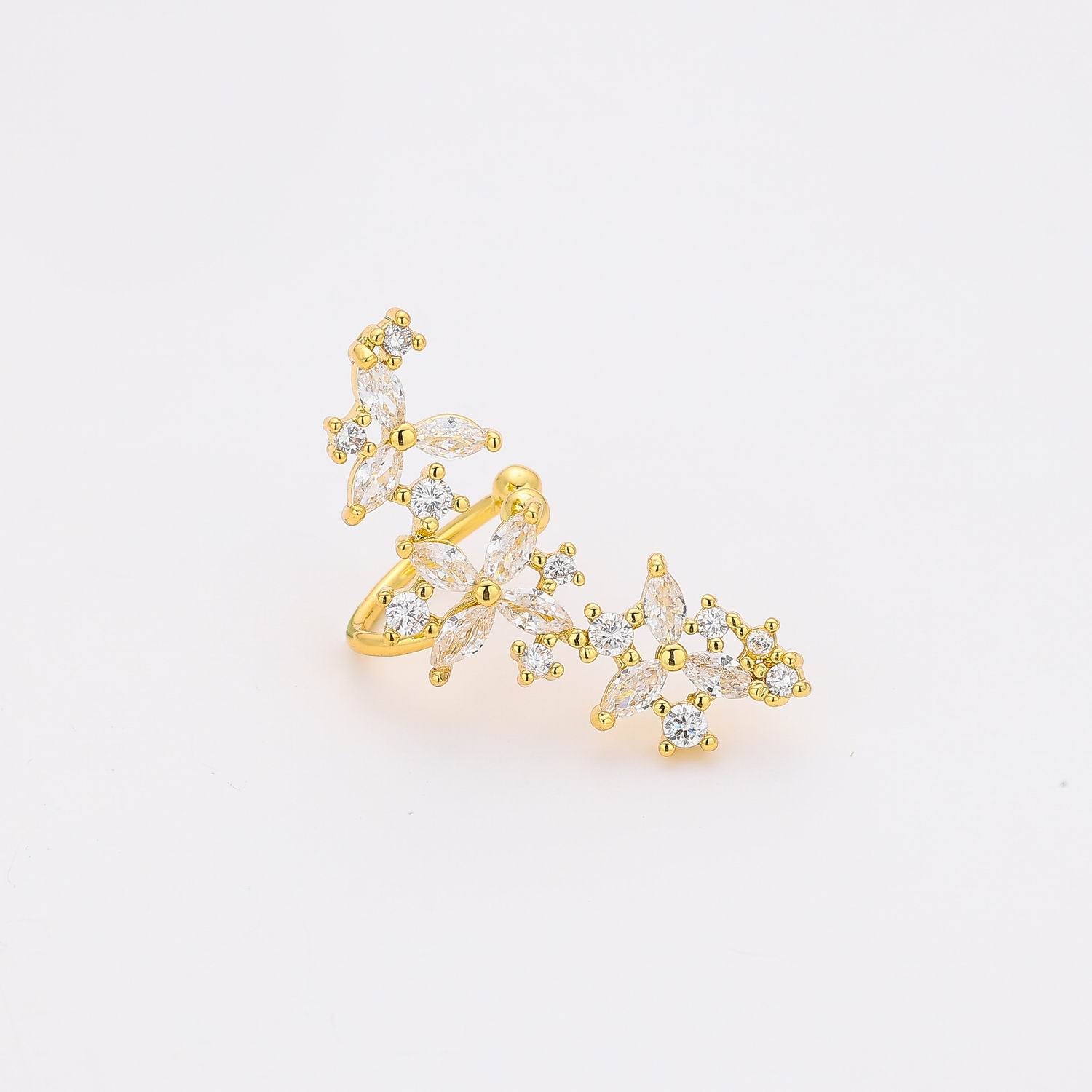 1 PZ /  GRAPA  LINEA  FLORES CRISTAL LATERAL