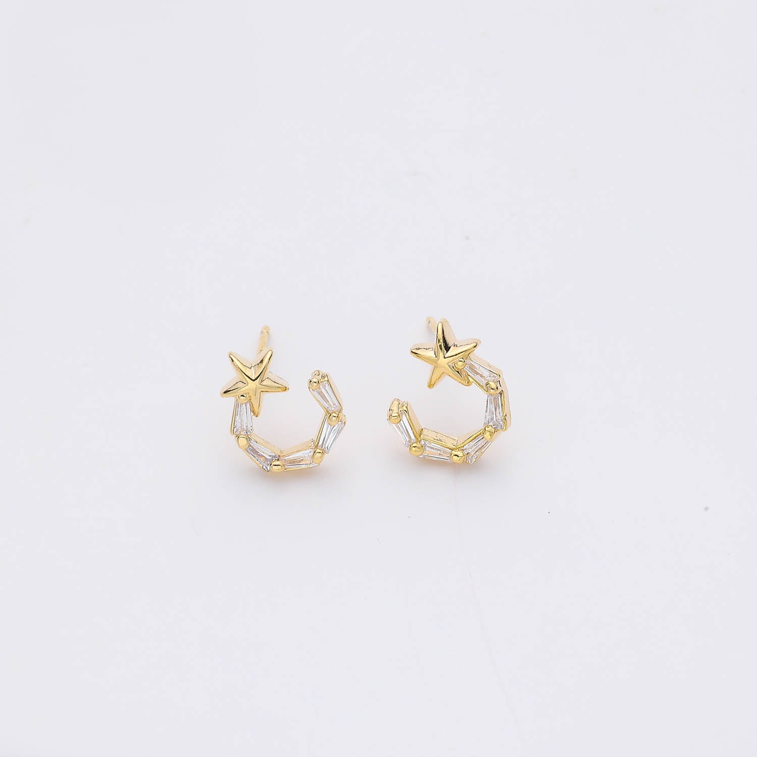 BROQUEL MEDIO CIRCULO BAGGETTES / ESTRELLA / DORADO
