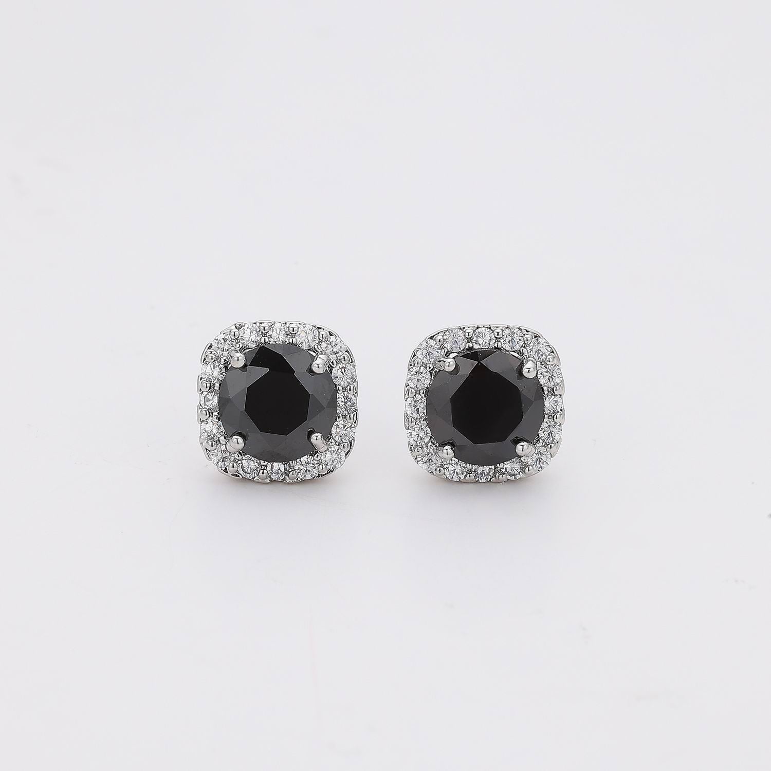BROQUEL  CUADRADO ESMALTE PERFIL CRISTAL / PLATA