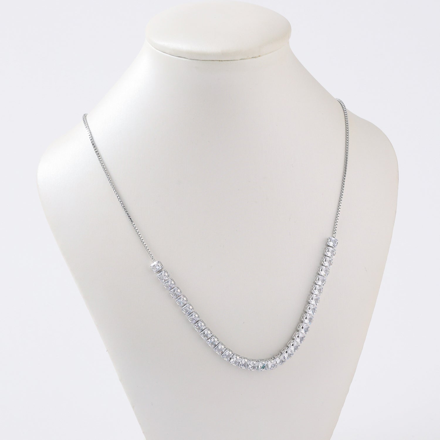 CHOQUER / CAD BOX / LINEA CRISTAL CUADRADO MED/ BROCHE BOLA DESLIZANTE