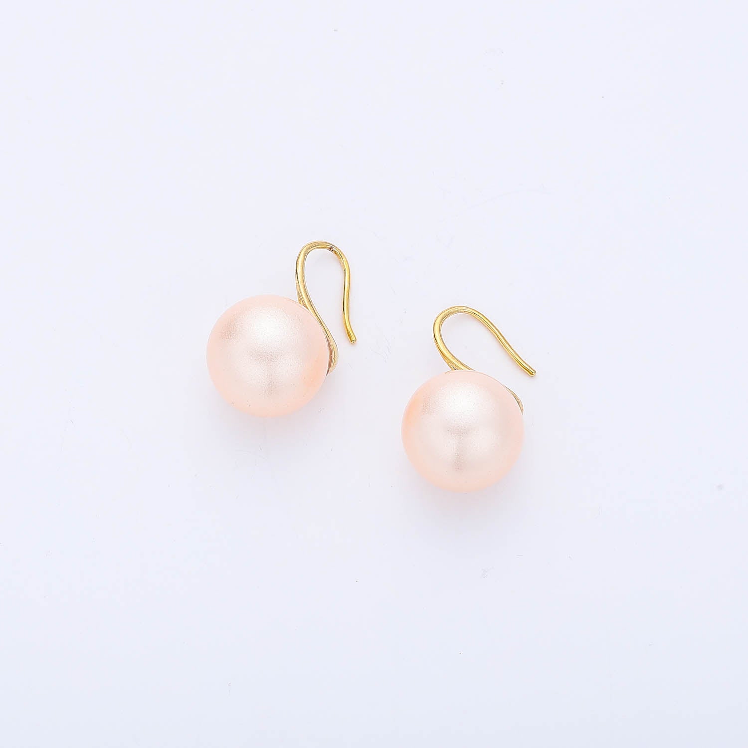 GANCHO DORADO / PERLA 10 MM APERLADA