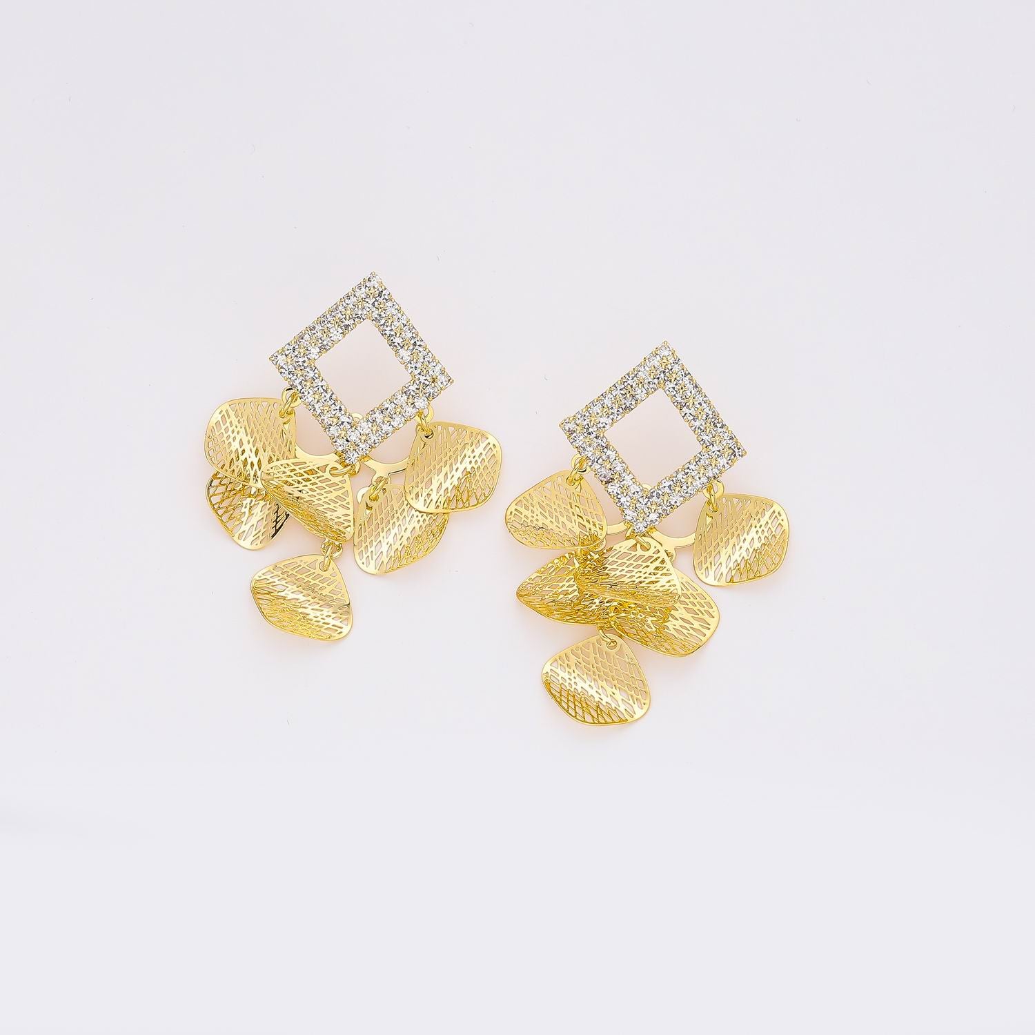 LARGO / PERFIL ROMBO CRISTAL CUELGA RACIMO ROMBOS ACANALADOS