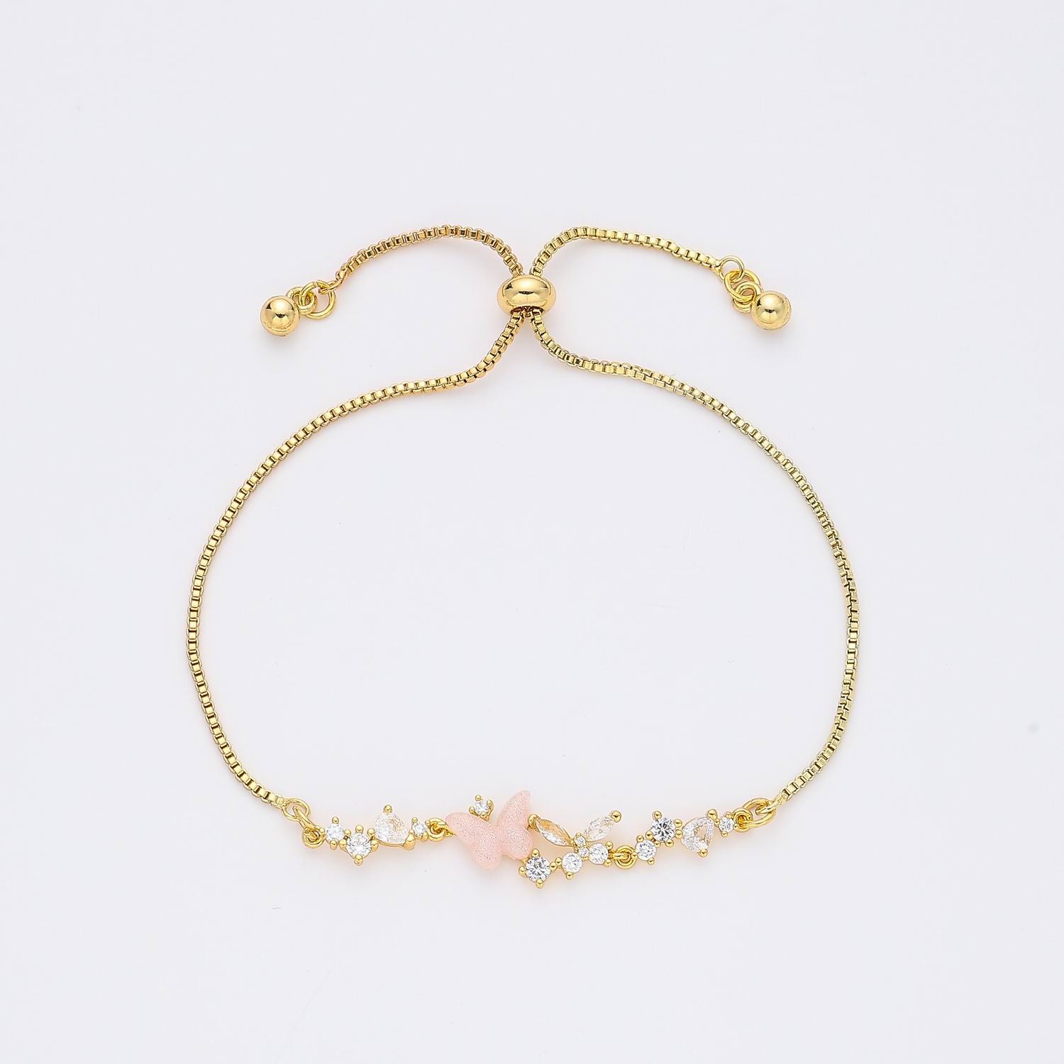 CAD DEL 2 MARIPOSAS CRISTAL Y ACRILICO / CRISTALES / BROCHE DESLIZANTE