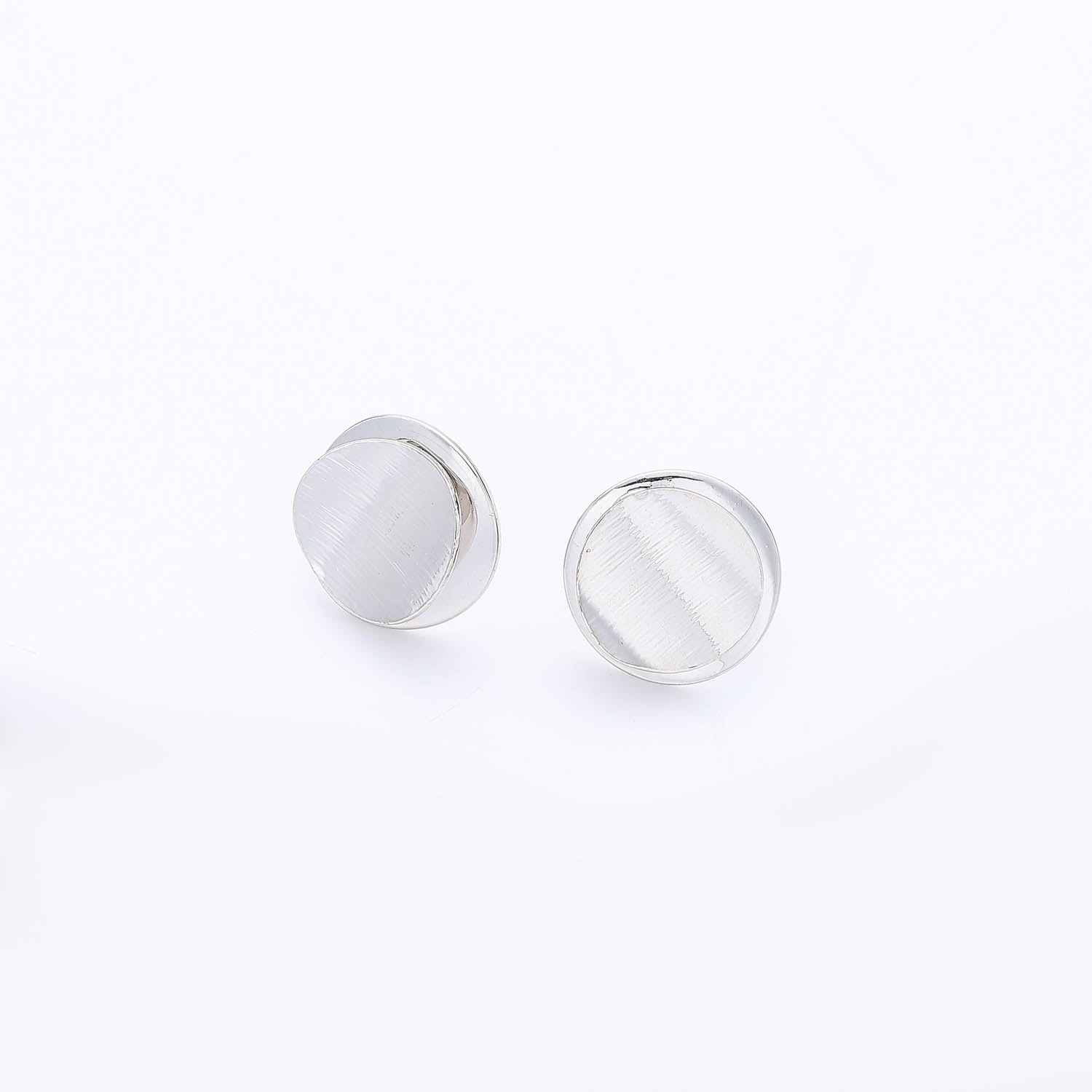 BROQUEL CIRCULO  MEDIANO PLATA / CENTRO MATE