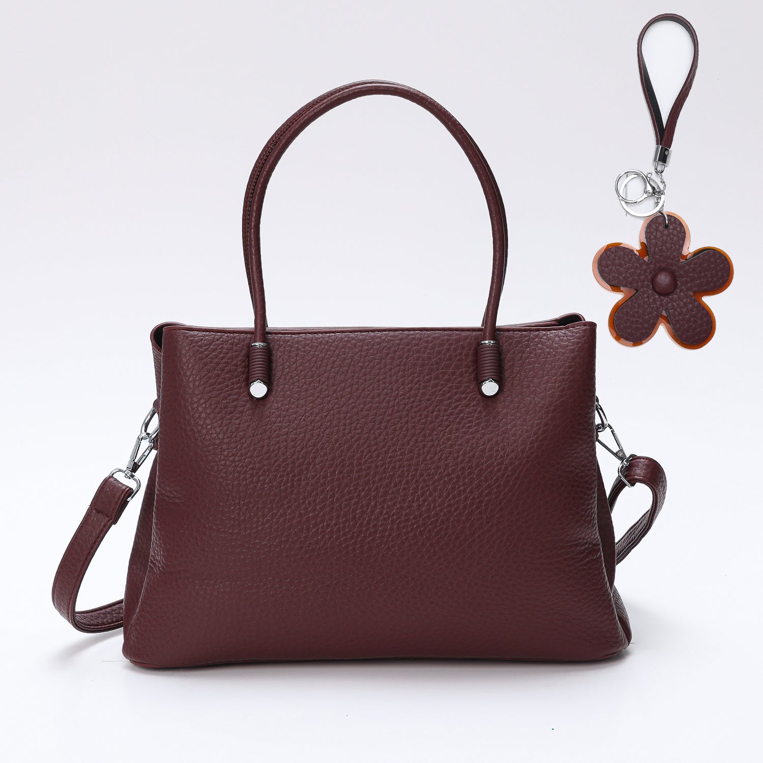 BOLSO DE MANO / RECTANGULAR MEDIANO SUAVE / PIU GRUESA / NEGRO