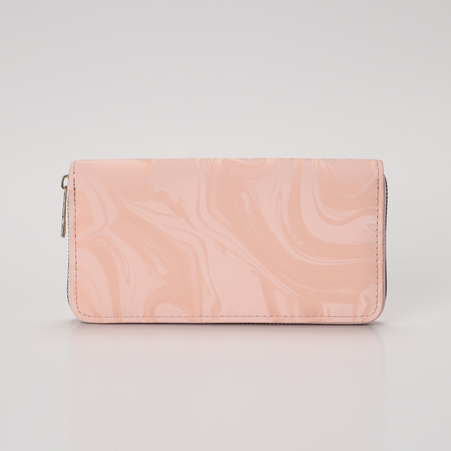 CARTERA RECTANGULAR CIERRE SENCILLA / PIU DIFUMINADA OLAS / NEGRO