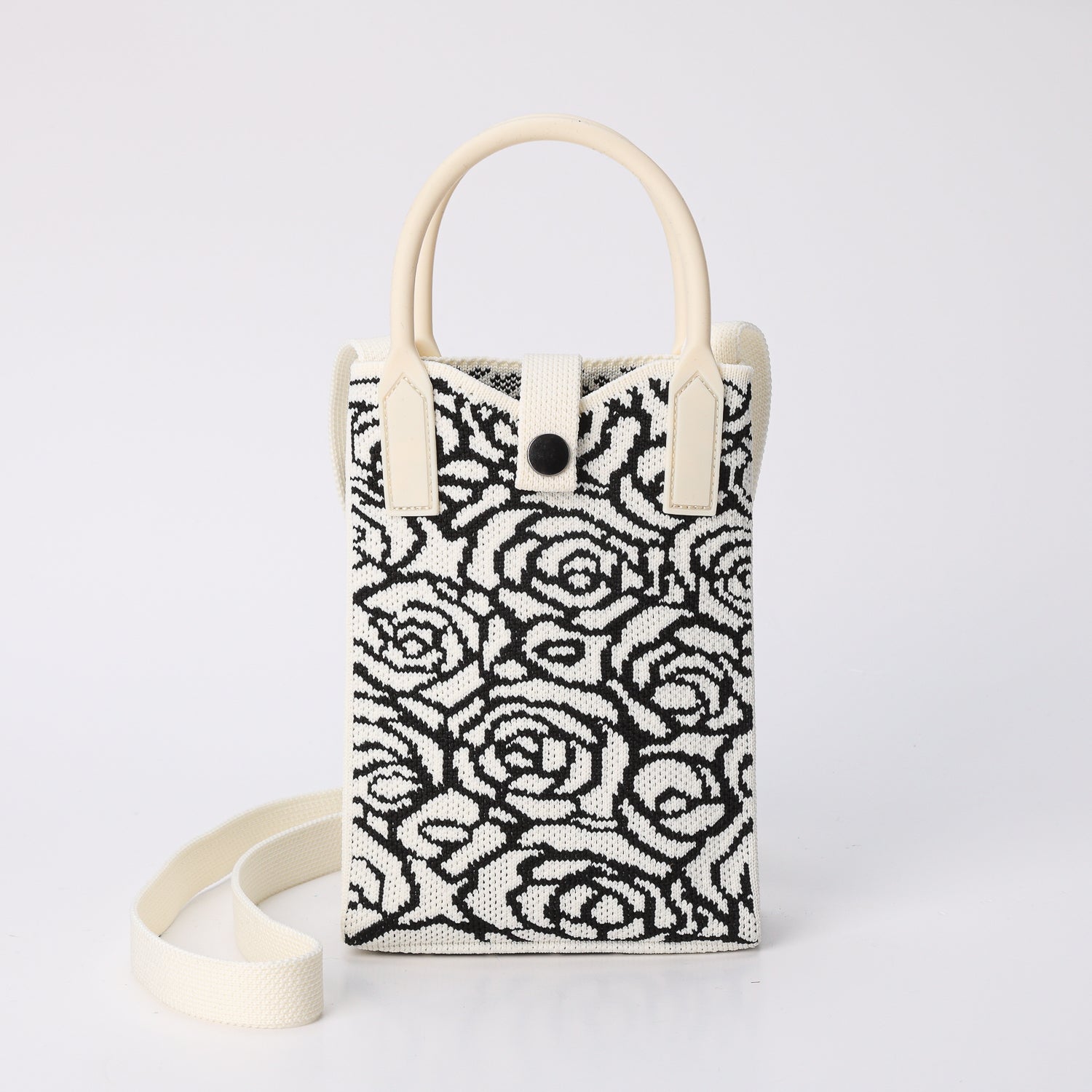 BANDOLERA MINI /RECTANGULAR TEJIDA/GATOS