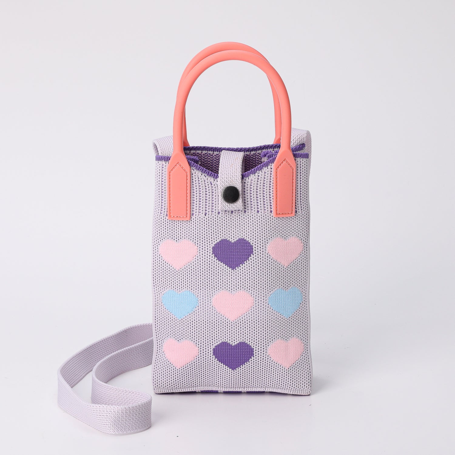 BANDOLERA MINI /RECTANGULAR TEJIDA/GATOS