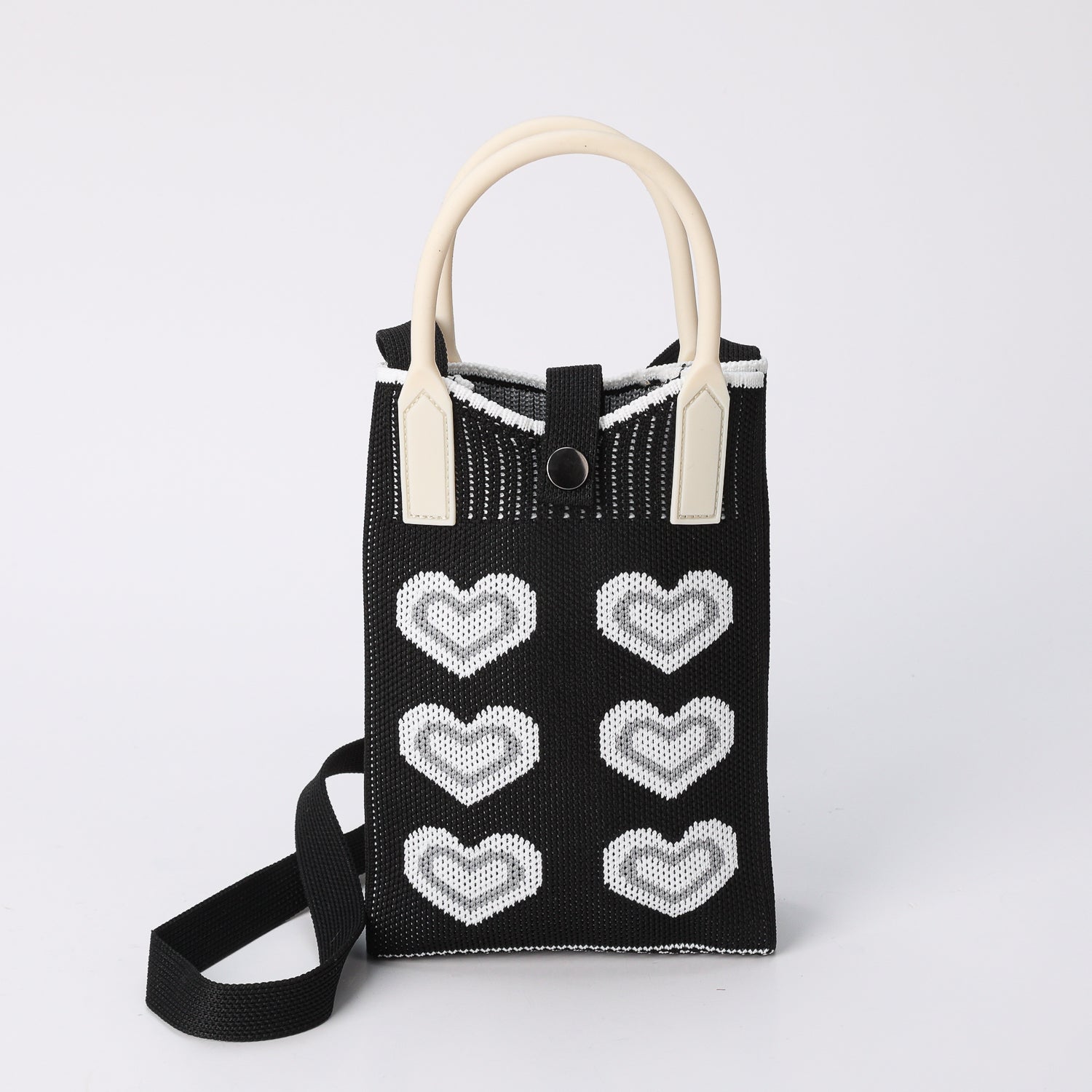 BANDOLERA MINI /RECTANGULAR TEJIDA/GATOS