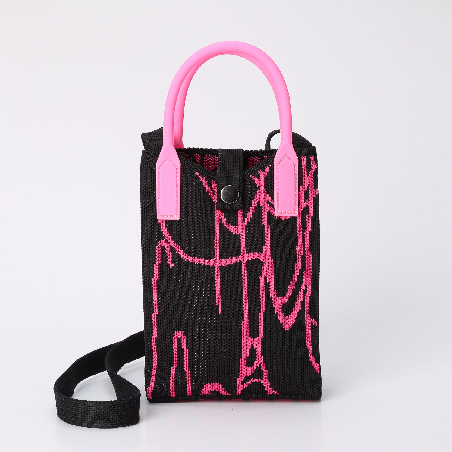 BANDOLERA MINI /RECTANGULAR TEJIDA/GATOS