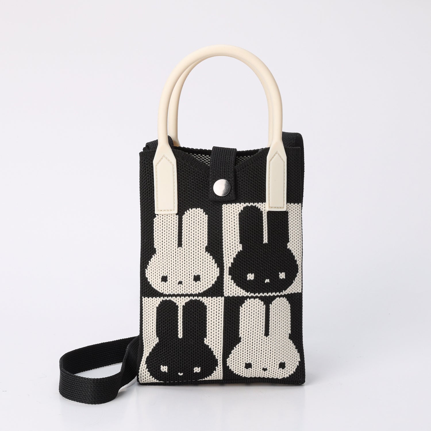 BANDOLERA MINI /RECTANGULAR TEJIDA/GATOS