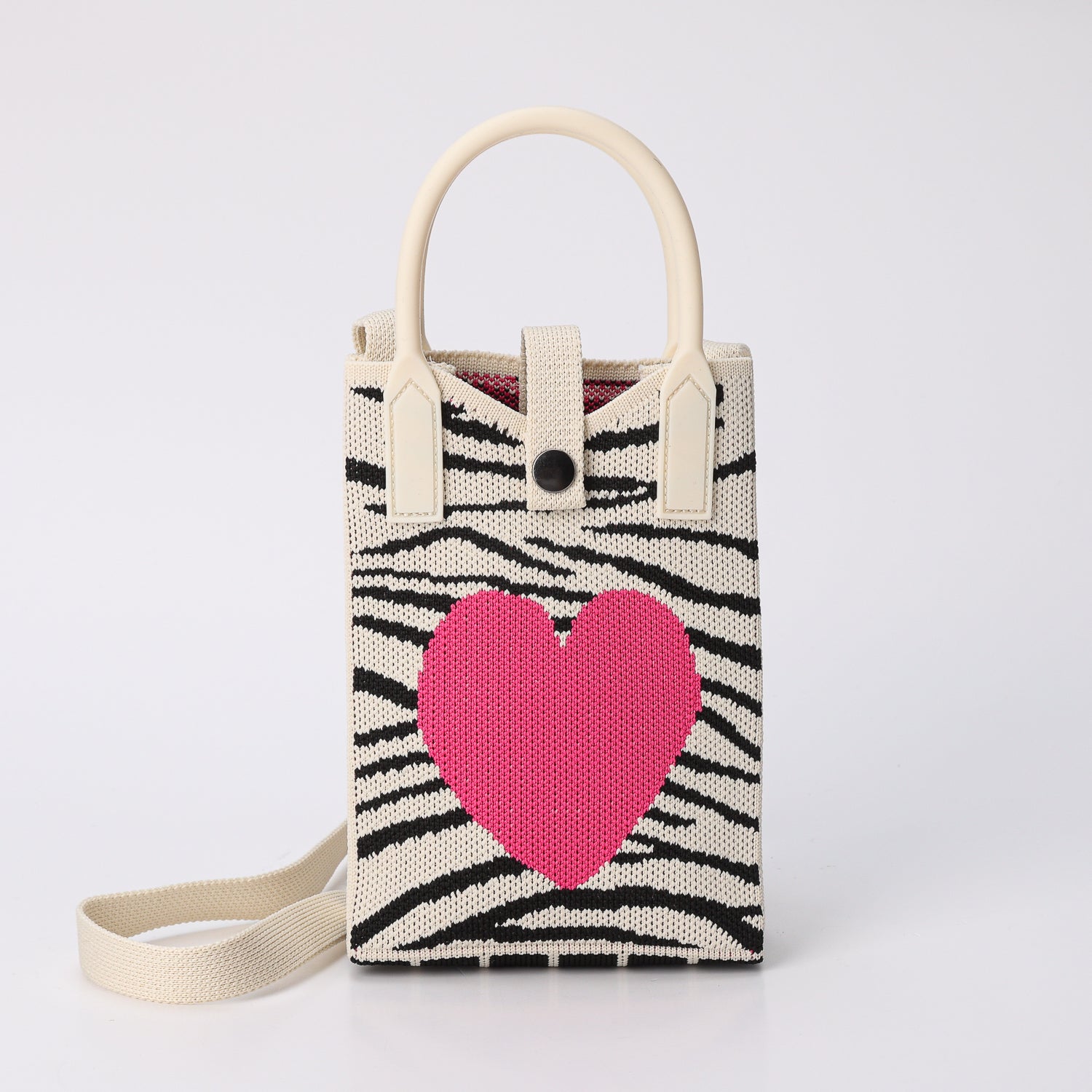 BANDOLERA MINI /RECTANGULAR TEJIDA/GATOS