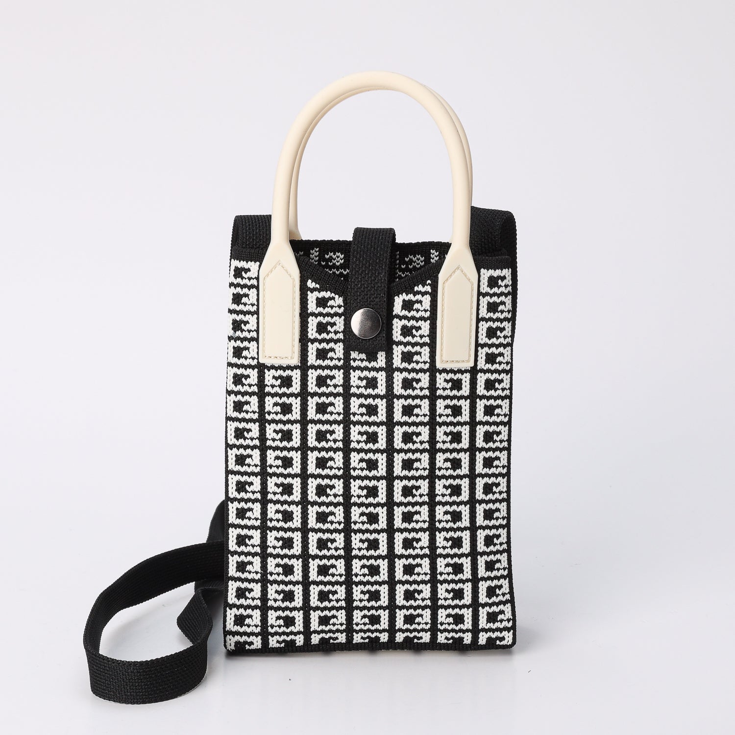 BANDOLERA MINI /RECTANGULAR TEJIDA/GATOS