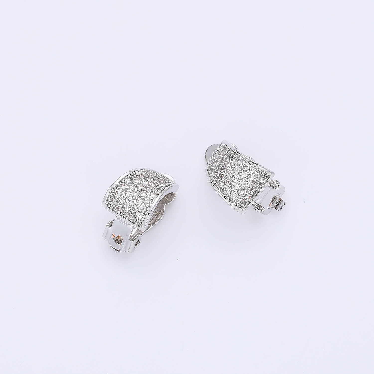 CLIP / MEDIA ARRACADA ANCHA LINEAS CRISTAL