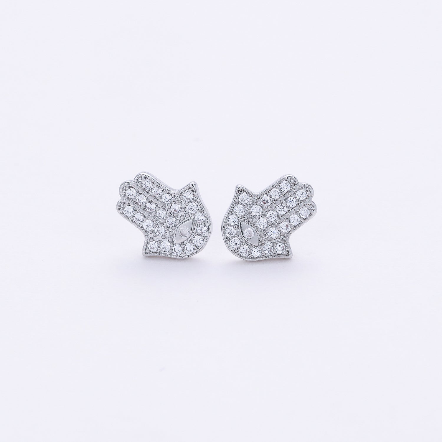 broquel manita cristal plata
