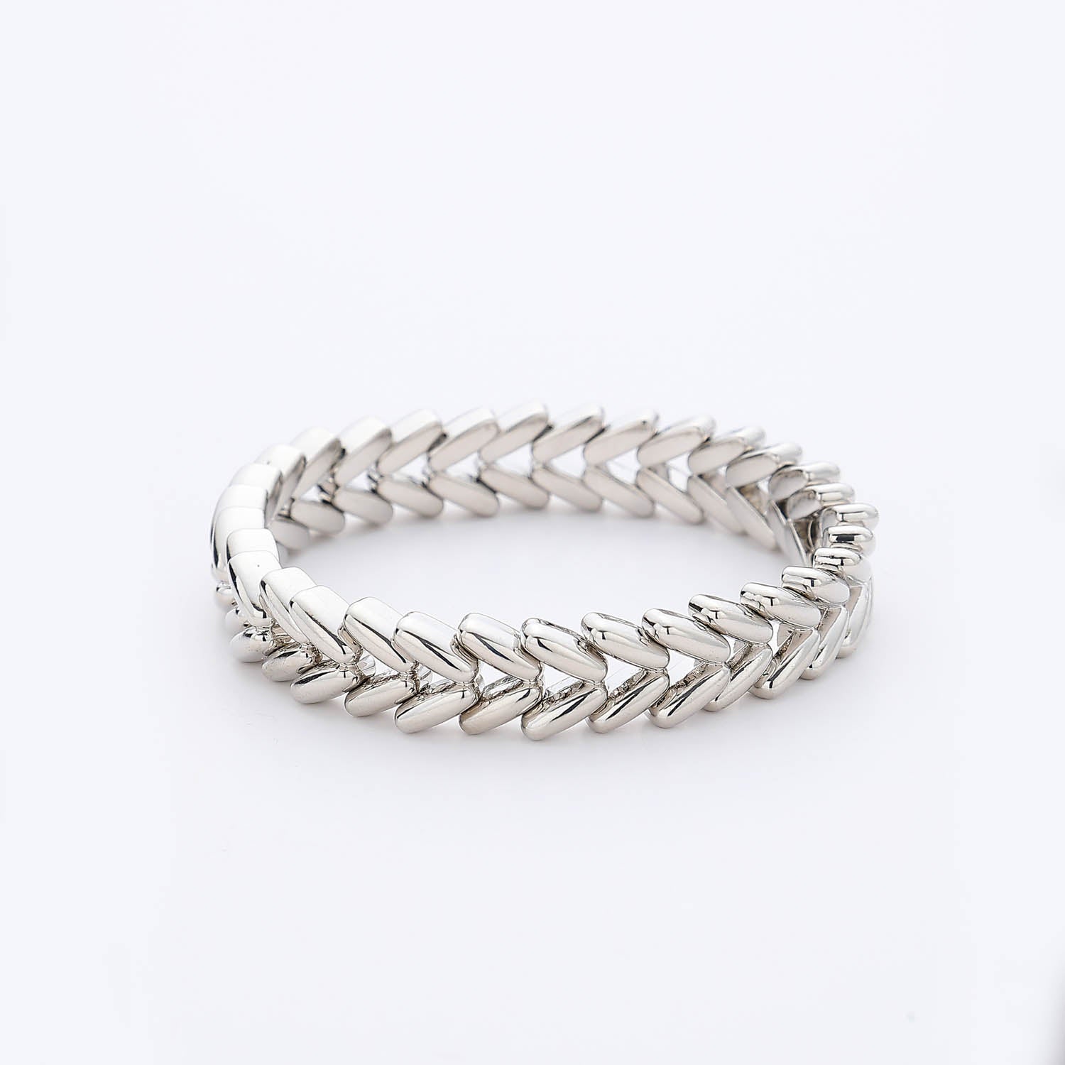 BRASALETE ELASTICO / V METAL MED