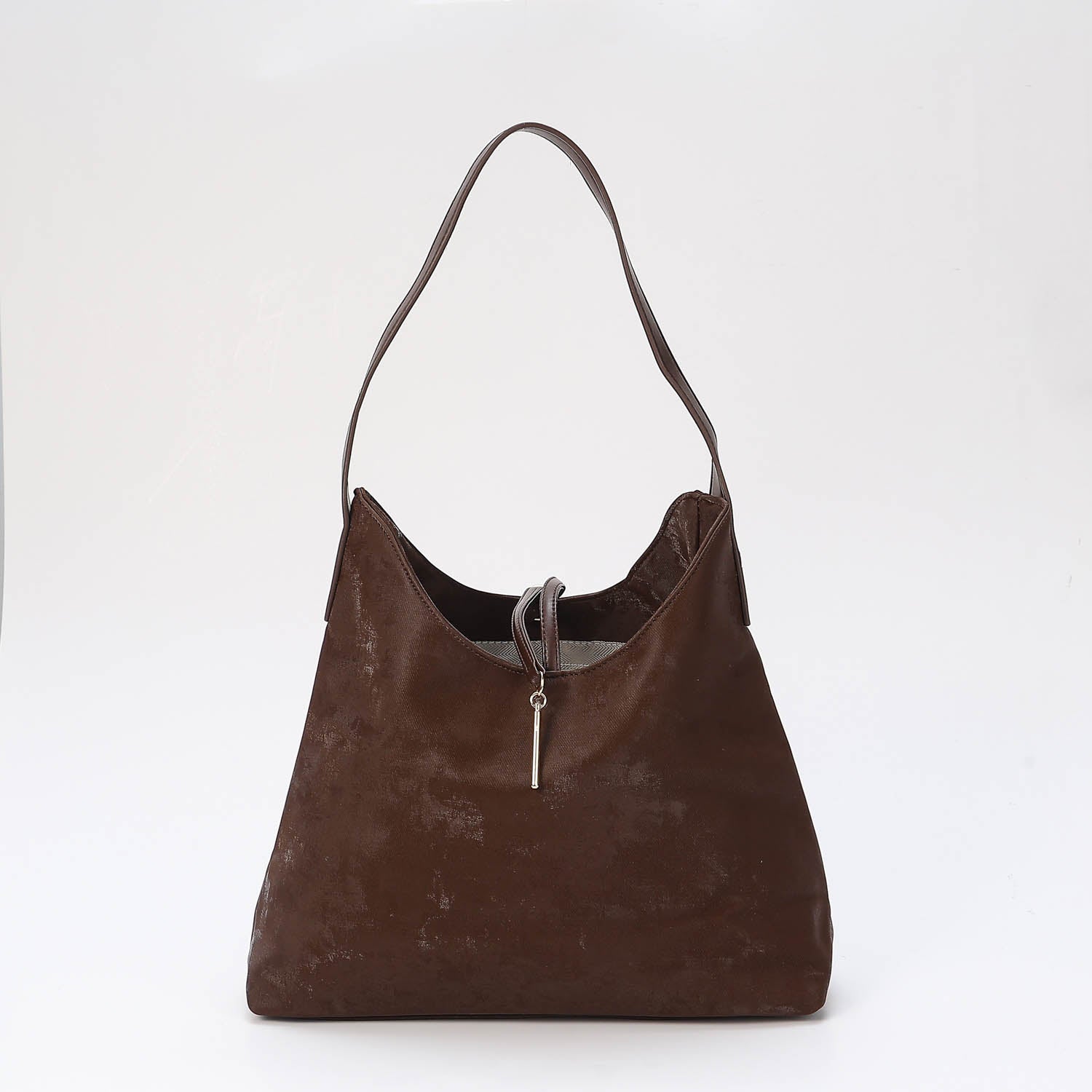 HOBO BAG CUADRADA SENCILLA GAMUZA