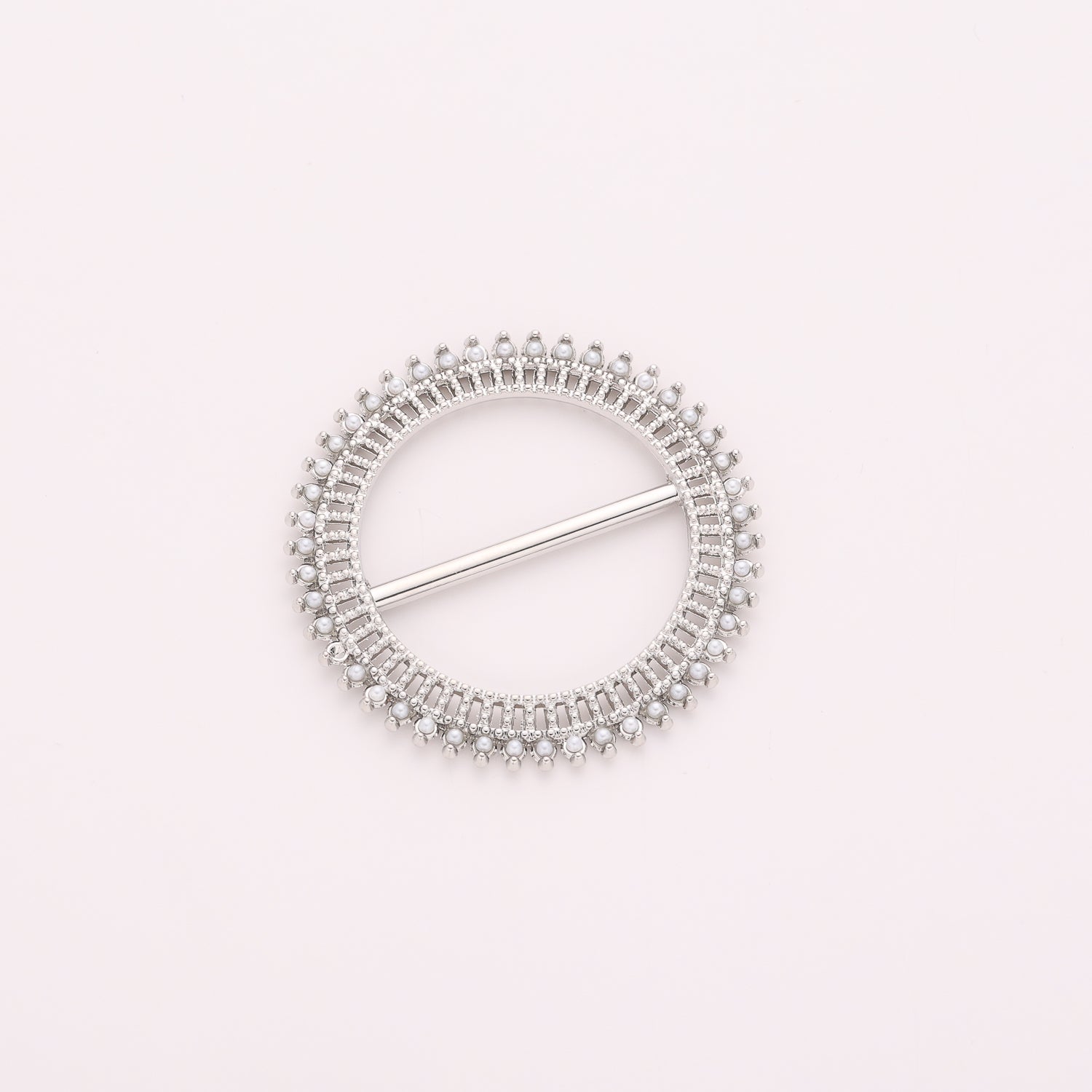 ARO BUFANDA / ARO MED / TEX / PERFIL CRISTAL / PLATA