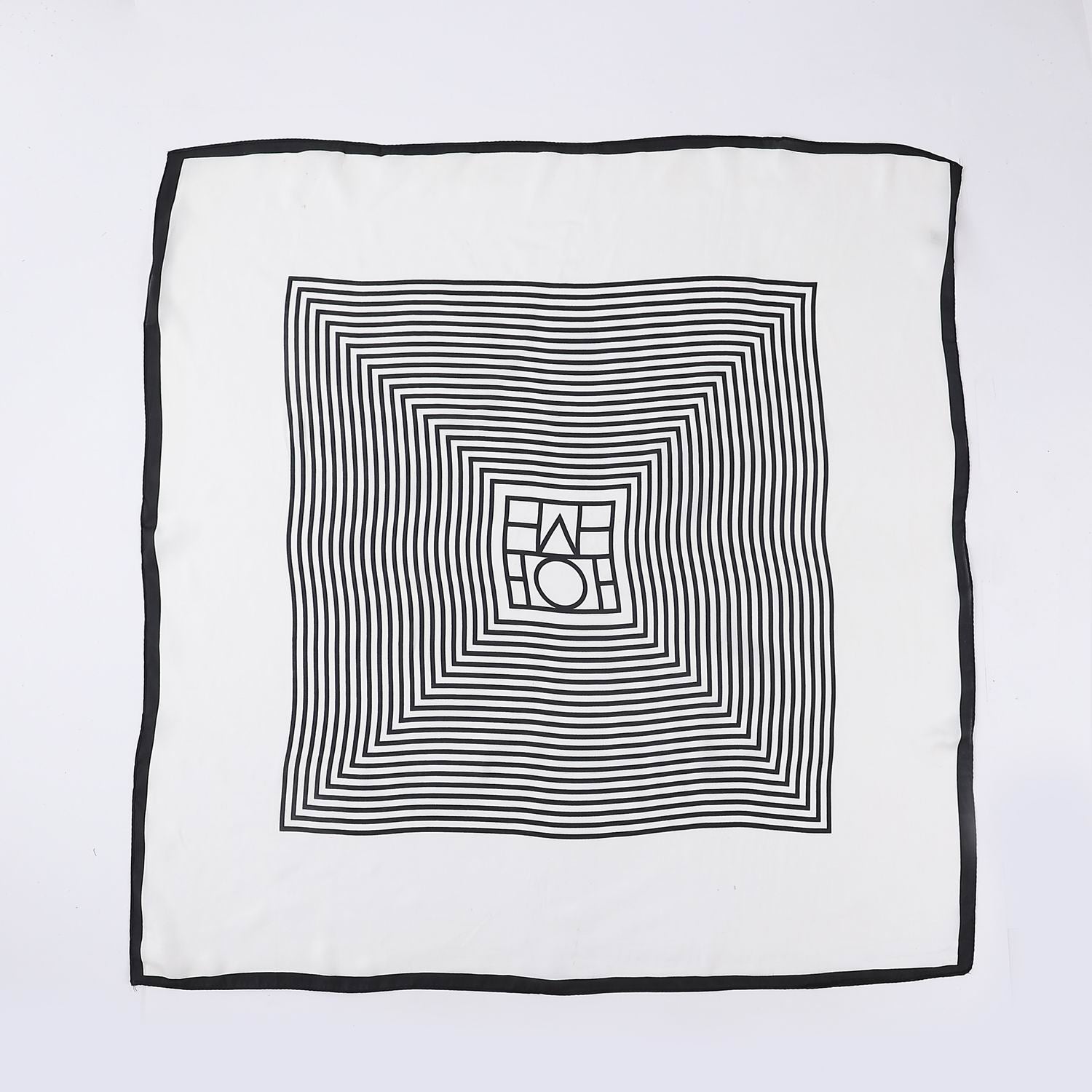 MASCADA GRANDE CUADRADA / 90 X 90 / CUADROS CONCENTRICOS  / FONDO