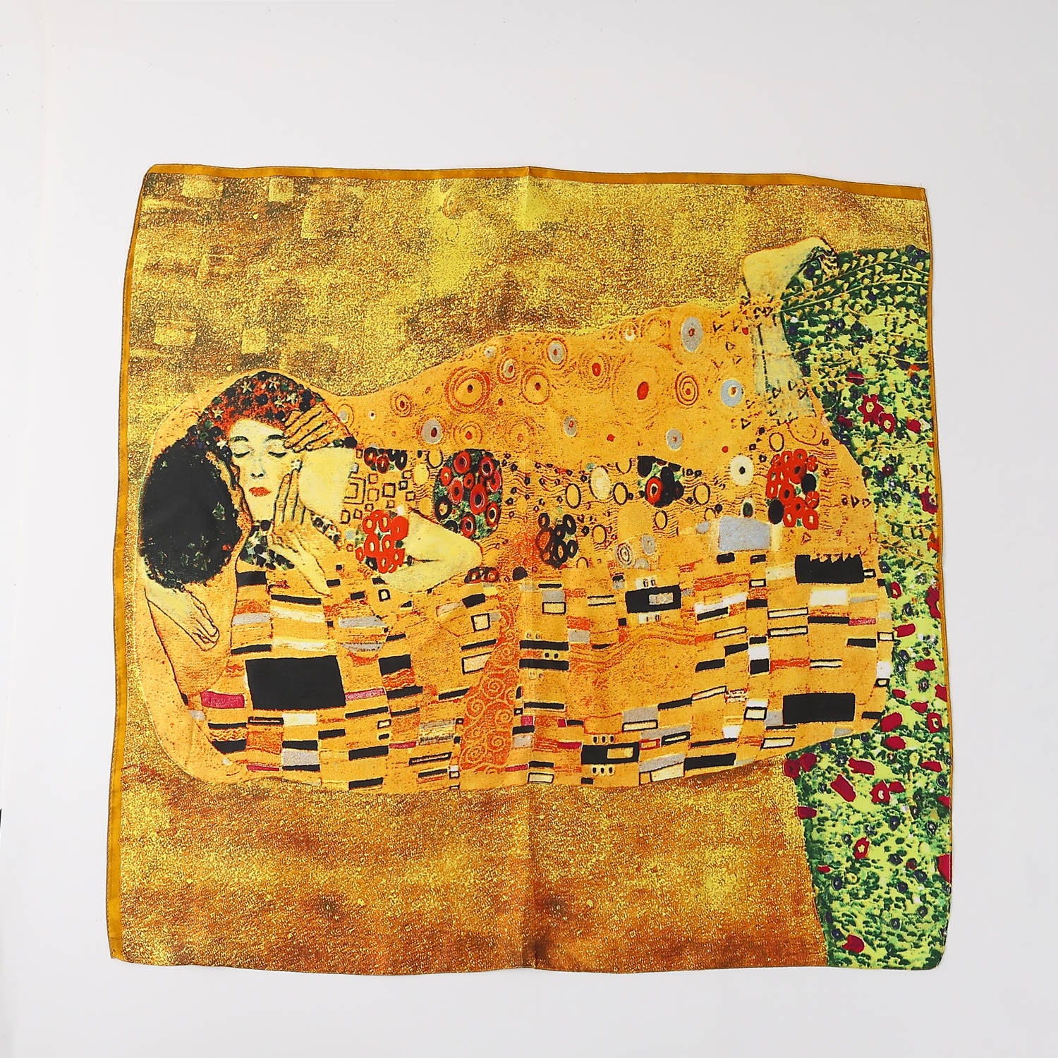 MASCADA BESO KLIMT TONOS AMARILLOS