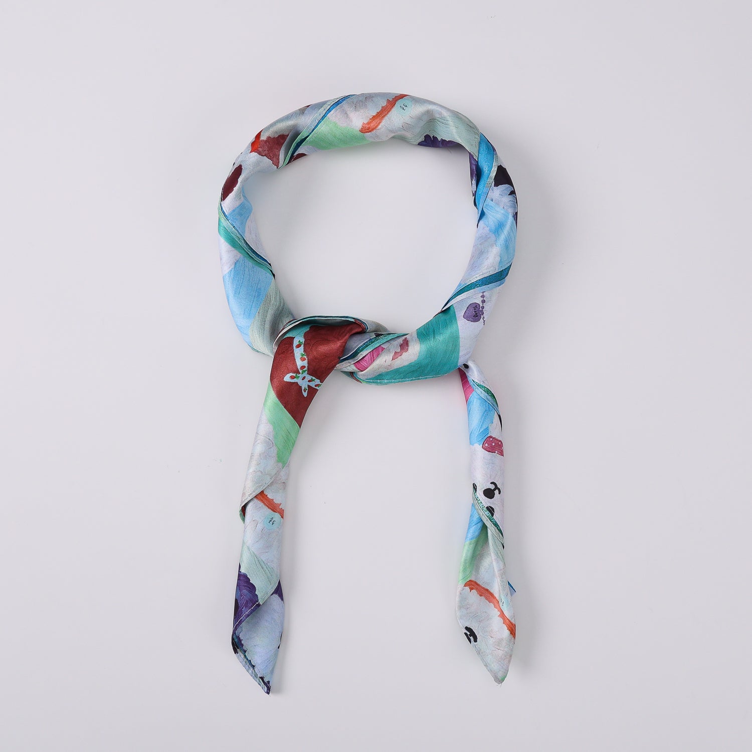 MASCADA 70X70/ PERROS / CUADROS MULTICOLOR
