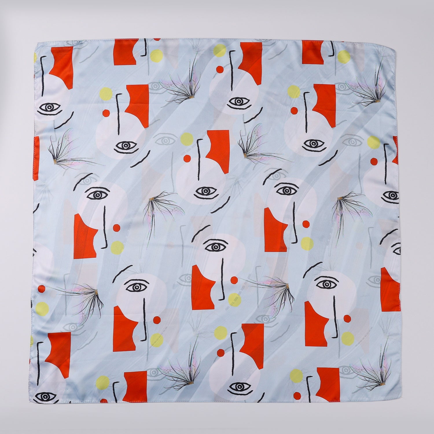 MASCADA 70X70/ROSTROS / CUBISMO / PICCASO / FONDO BLANCO