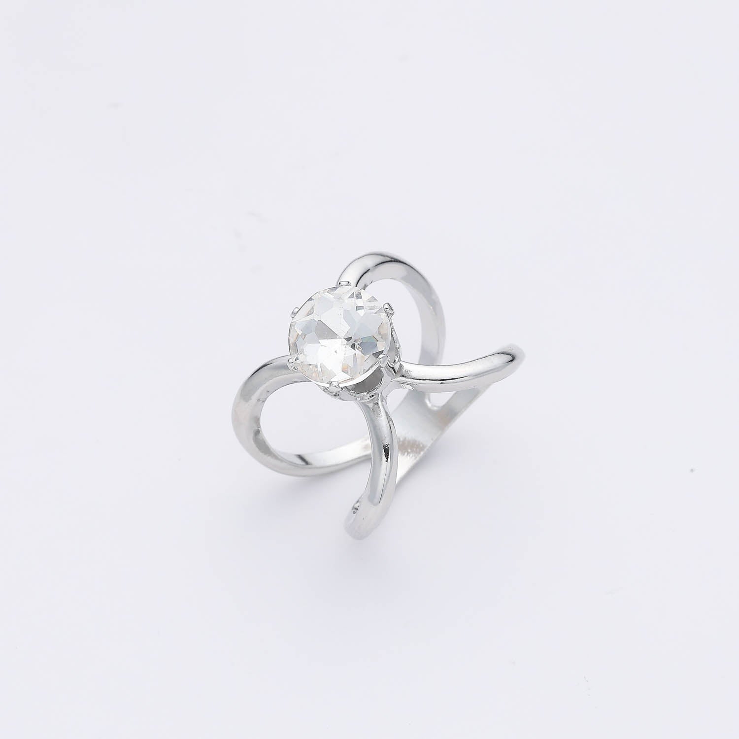 ARGOLLA CON CRISTAL XG / PLATA