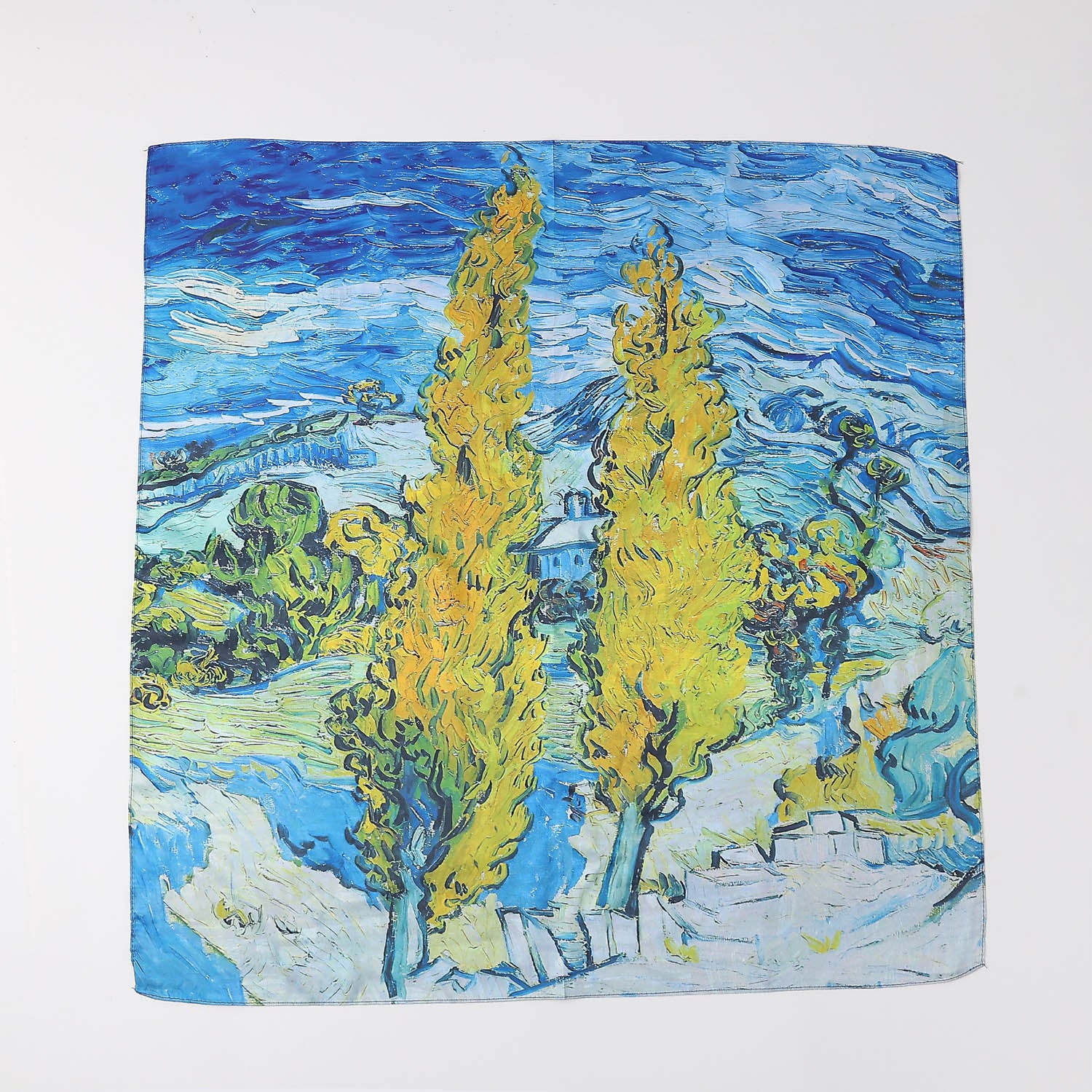 MASCADA PAISAJE ARBOLES VAN GOGH