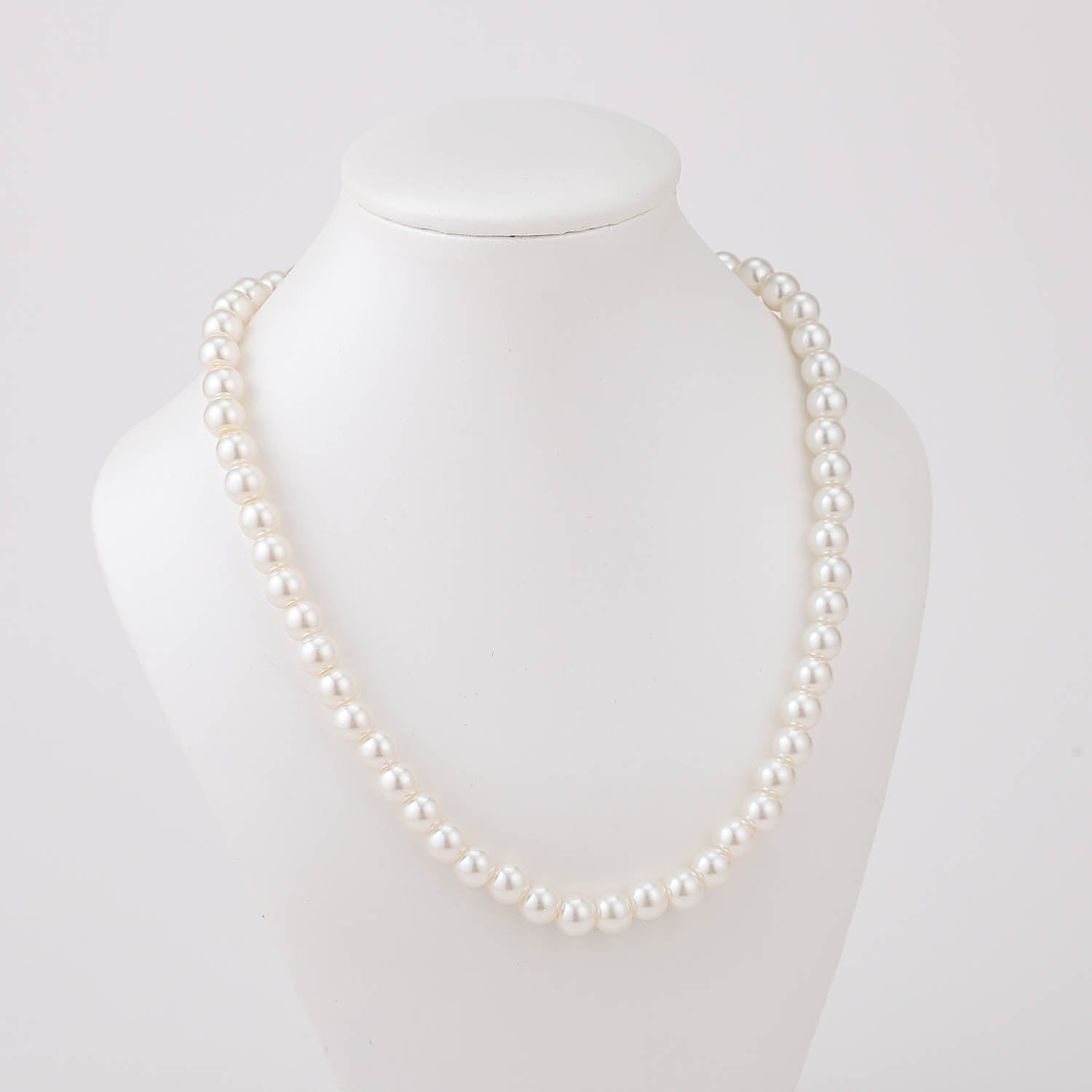 18 " COLLAR PERLA MEDIANA 8 MM APELADO