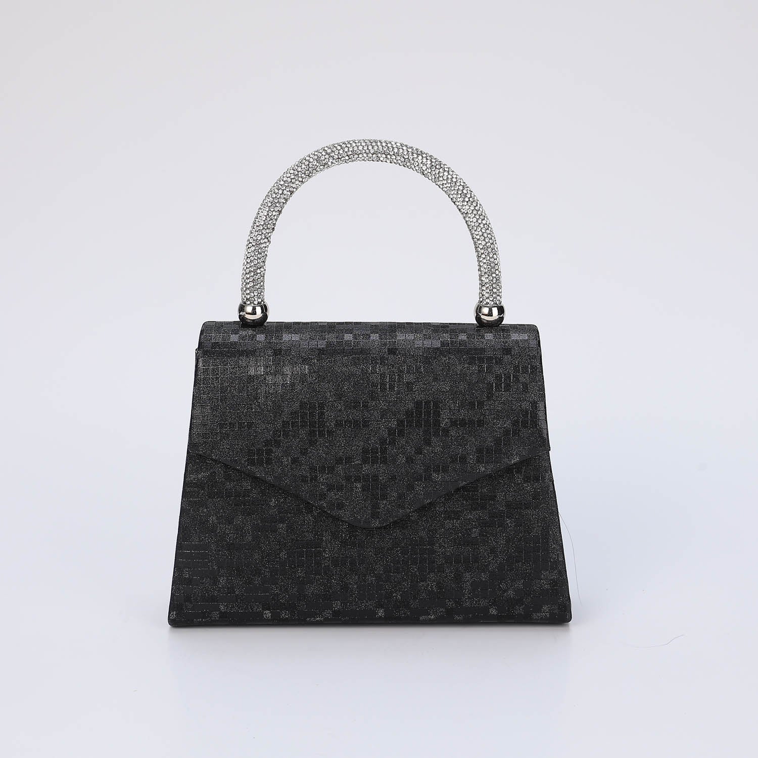 BOL NOCHE/ TRAPECIO CHICA / TEX TEX BRILLANTE CUADRITOS / ASA RIGIDA /