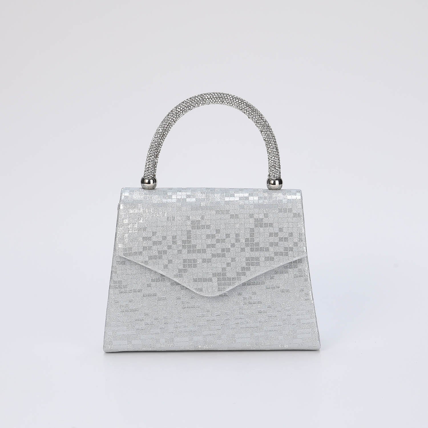 BOL NOCHE/ TRAPECIO CHICA / TEX TEX BRILLANTE CUADRITOS / ASA RIGIDA /