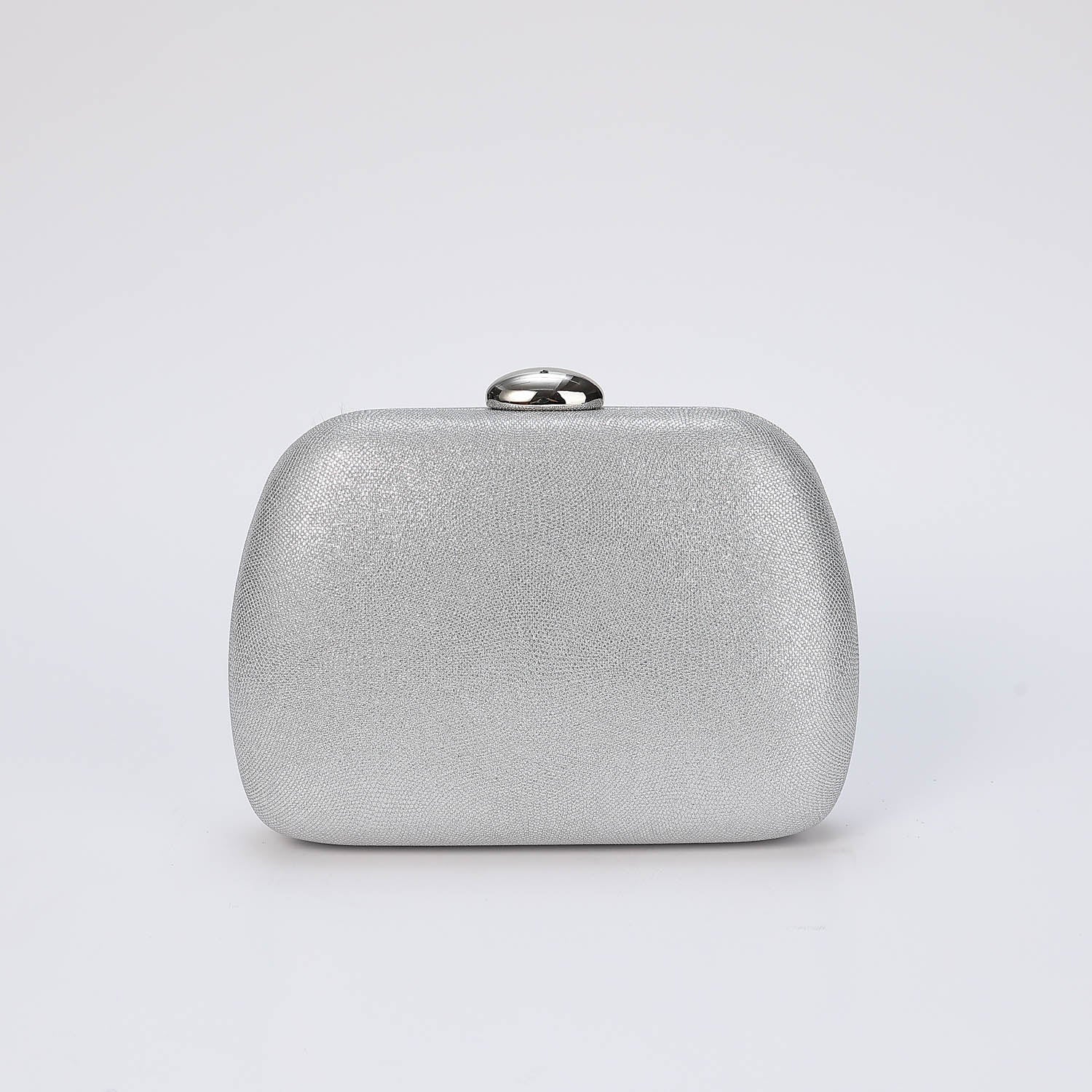 BOL NOCHE/ RIGIDA DE CAJA REDONDEADA LISA / BROCHE OVAL