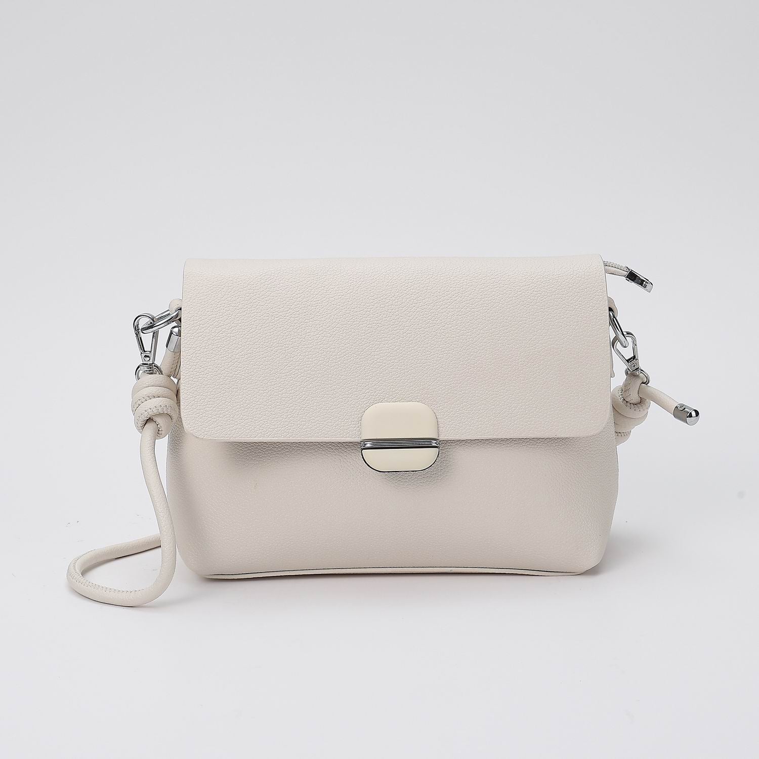 BANDOLERA RECTANGULAR CHICA SUAVE FLAP/ BROCHE IMAN