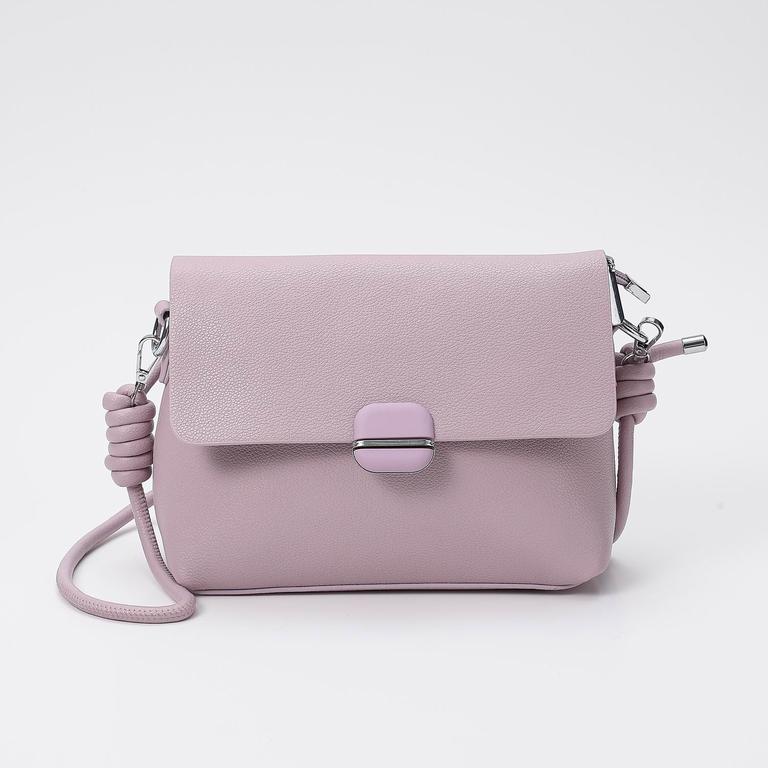 BANDOLERA RECTANGULAR CHICA SUAVE FLAP/ BROCHE IMAN